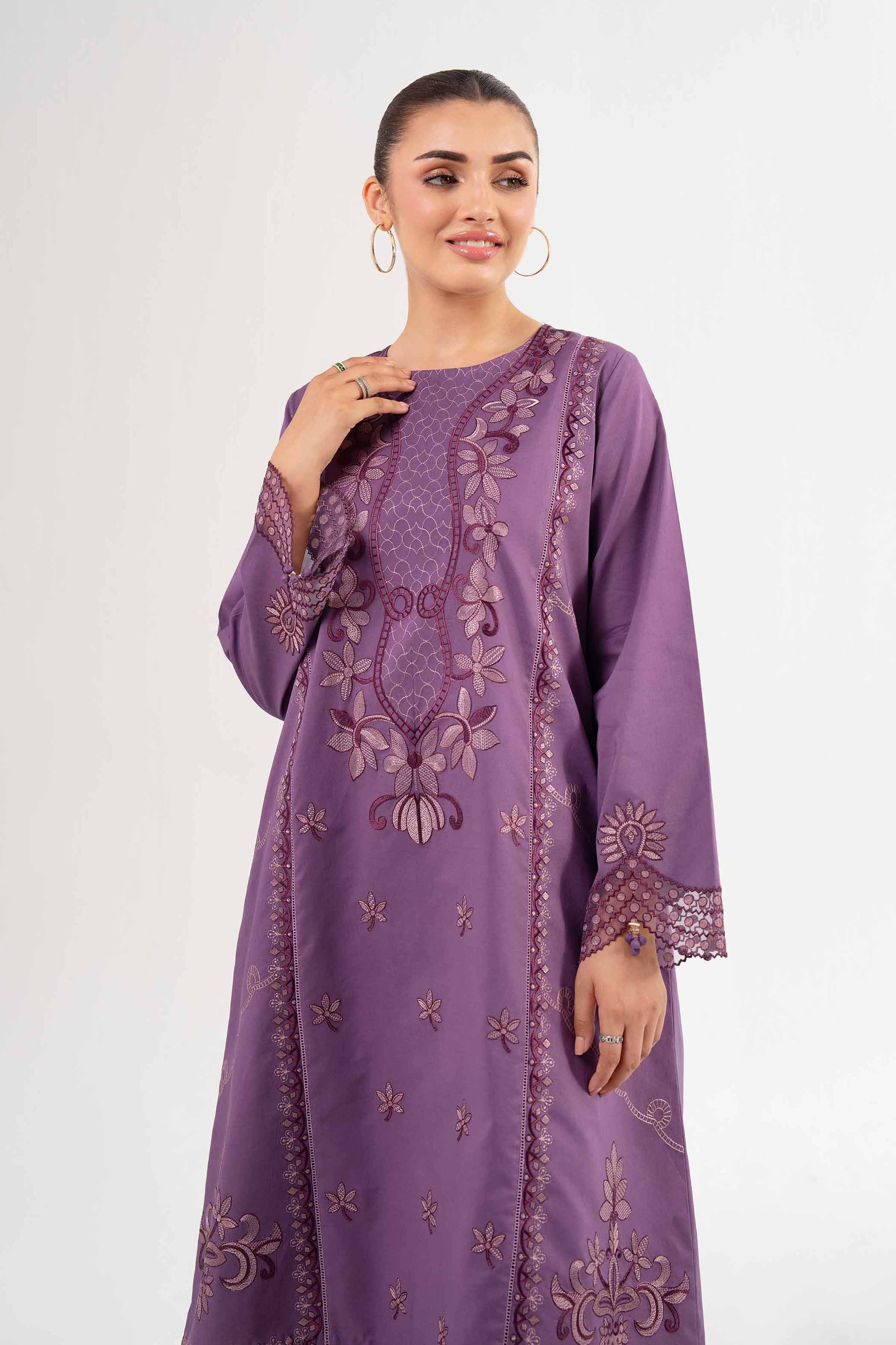 2 Piece - Dyed Embroidered Suit - 42502067 for Women - Unstitched Collection | Nishat | Shop Online