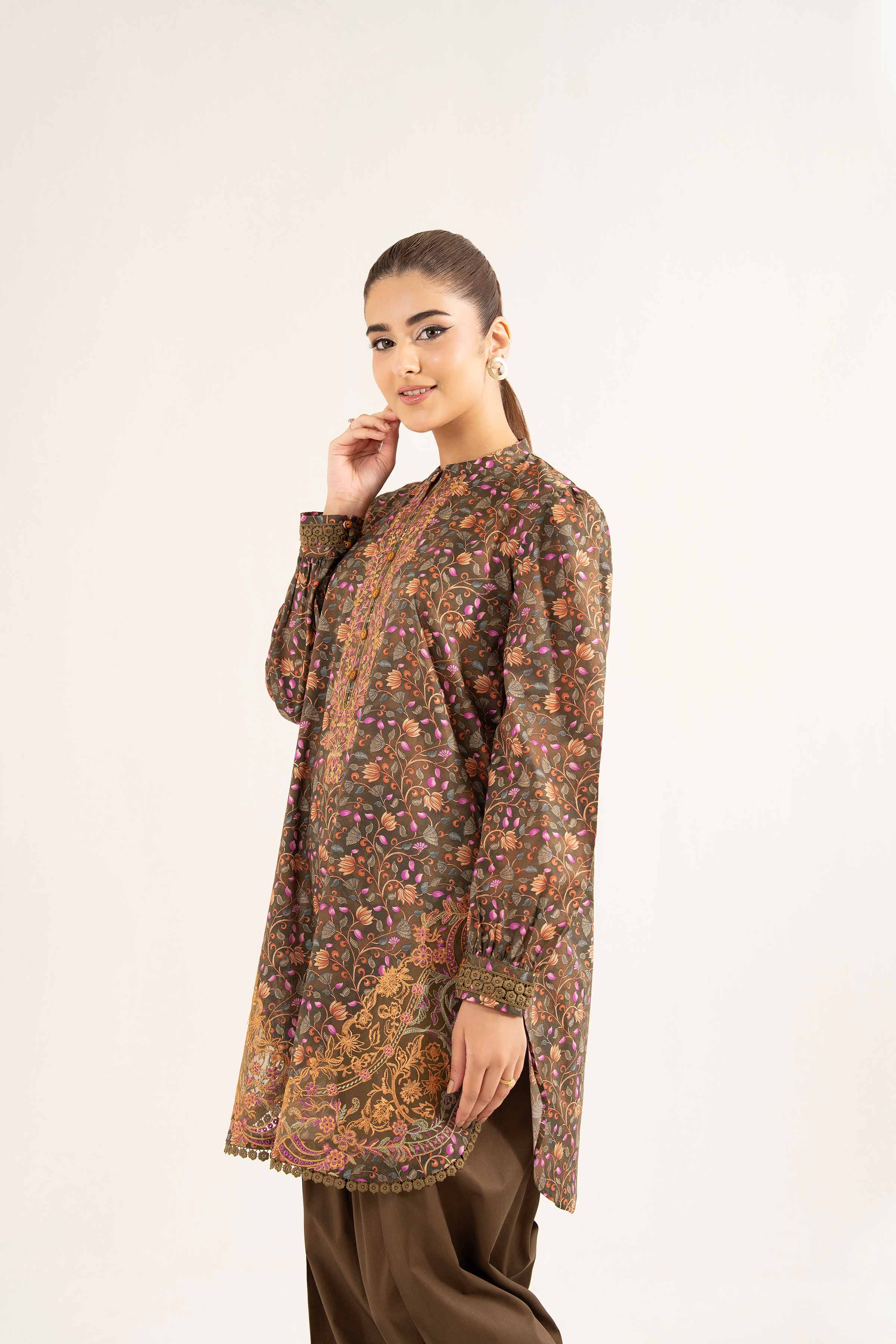 2 Piece - Printed Embroidered Suit - 42502073 for Women - Unstitched Collection | Nishat | Shop Online