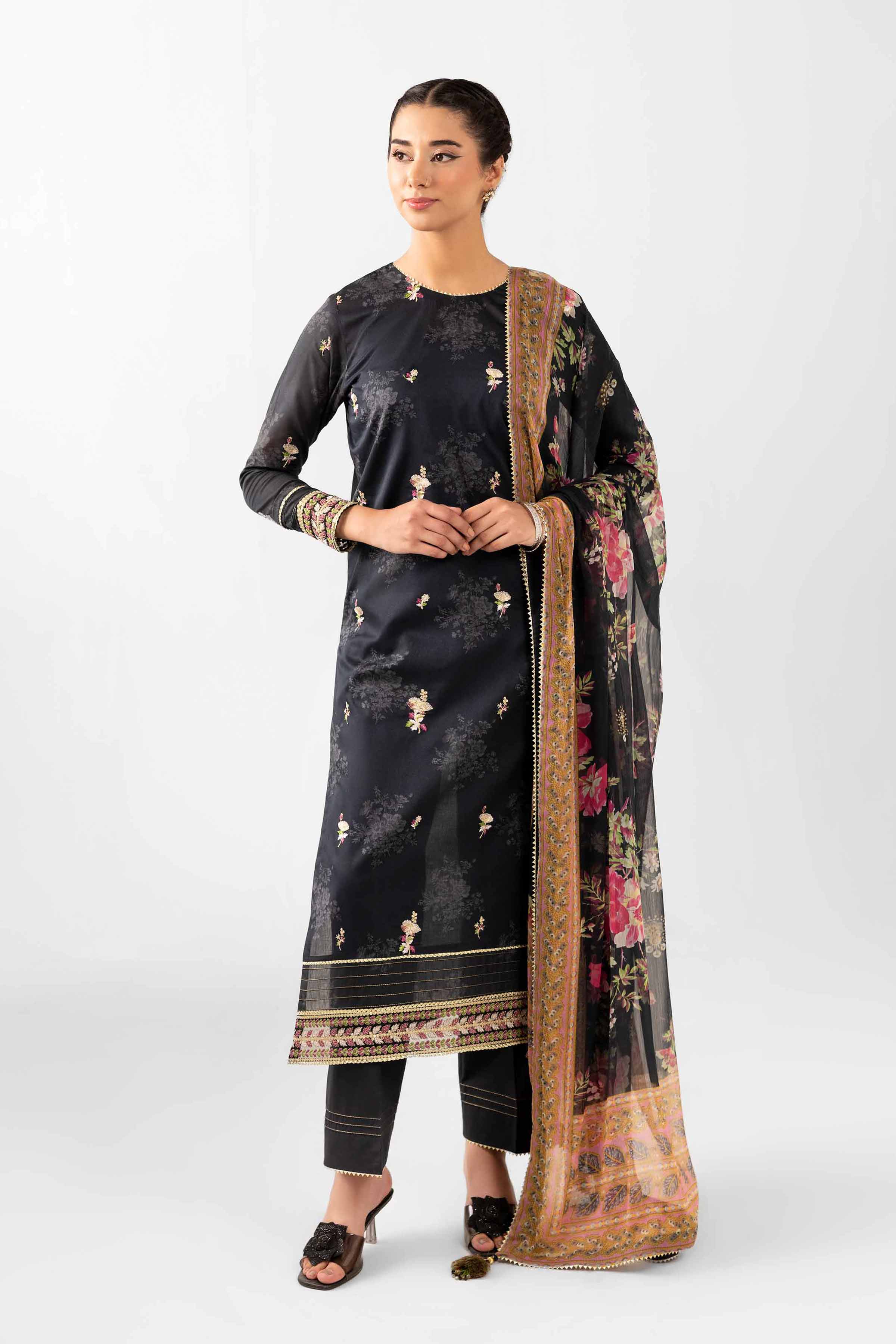 2 Piece - Digital Printed Embroidered Suit - 42502074 for Women - Unstitched Collection | Nishat | Shop Online