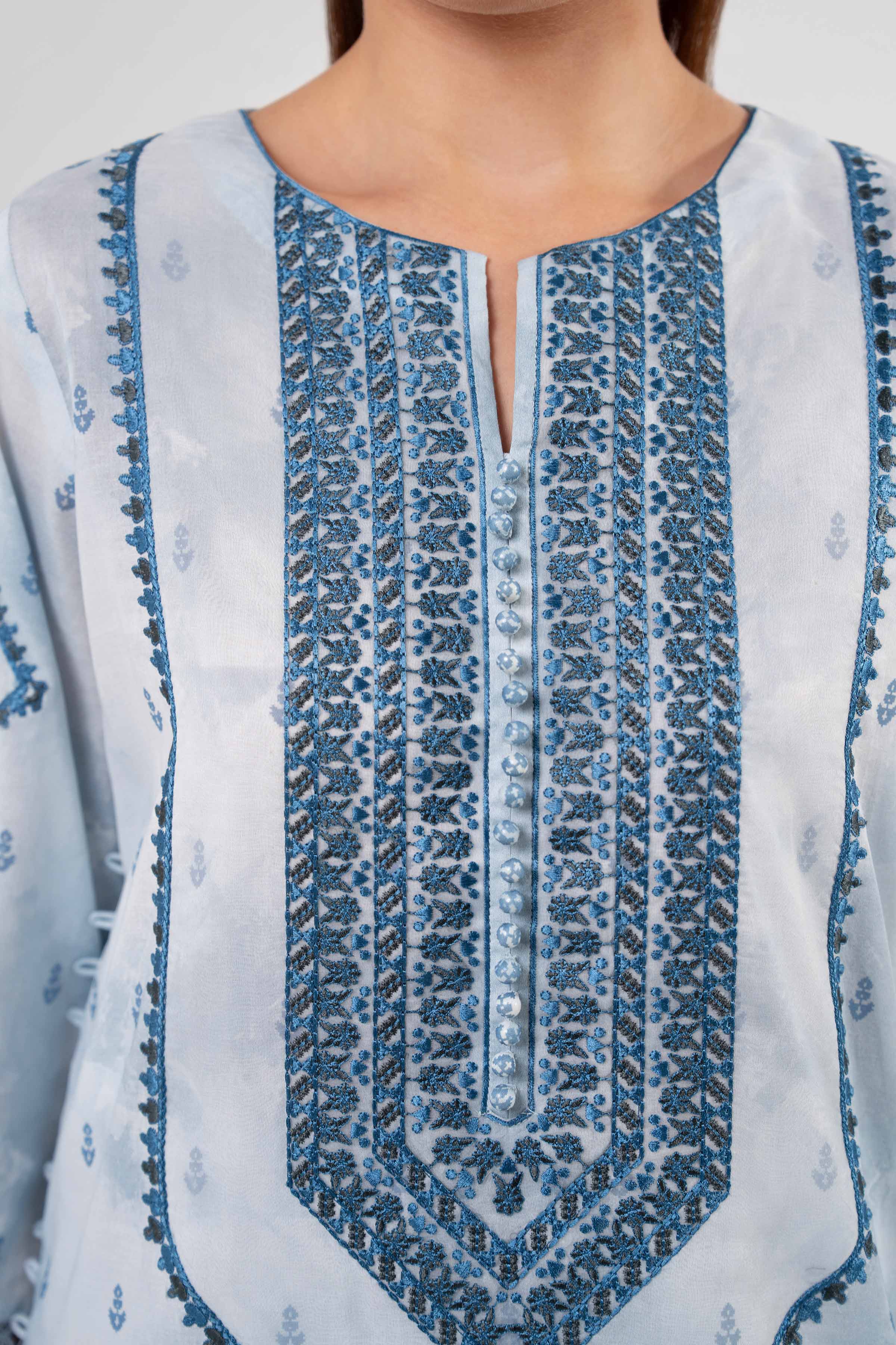 2 Piece - Digital Printed Embroidered Suit - 42502076 for Women - Unstitched Collection | Nishat | Shop Online