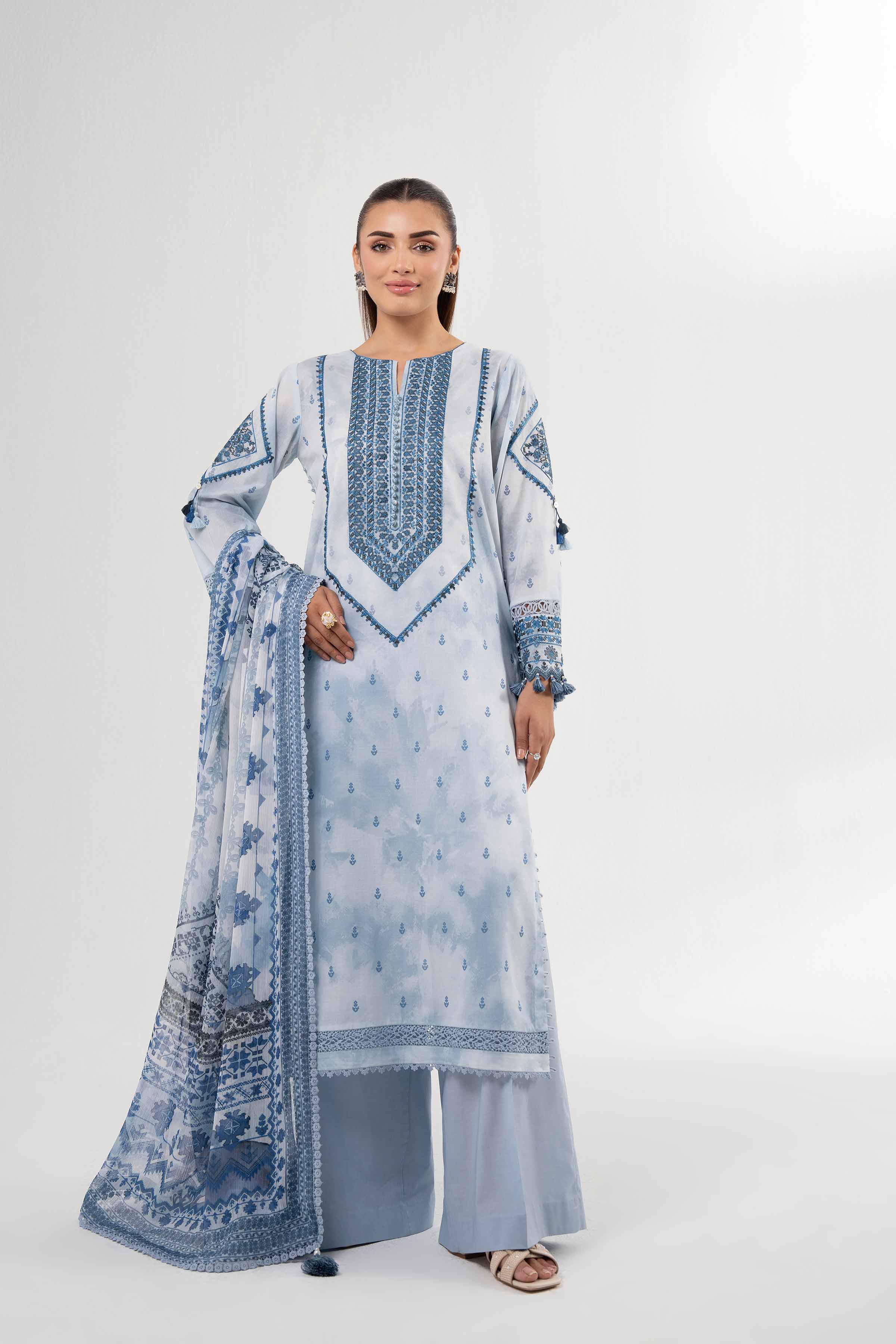 2 Piece - Digital Printed Embroidered Suit - 42502076 for Women - Unstitched Collection | Nishat | Shop Online