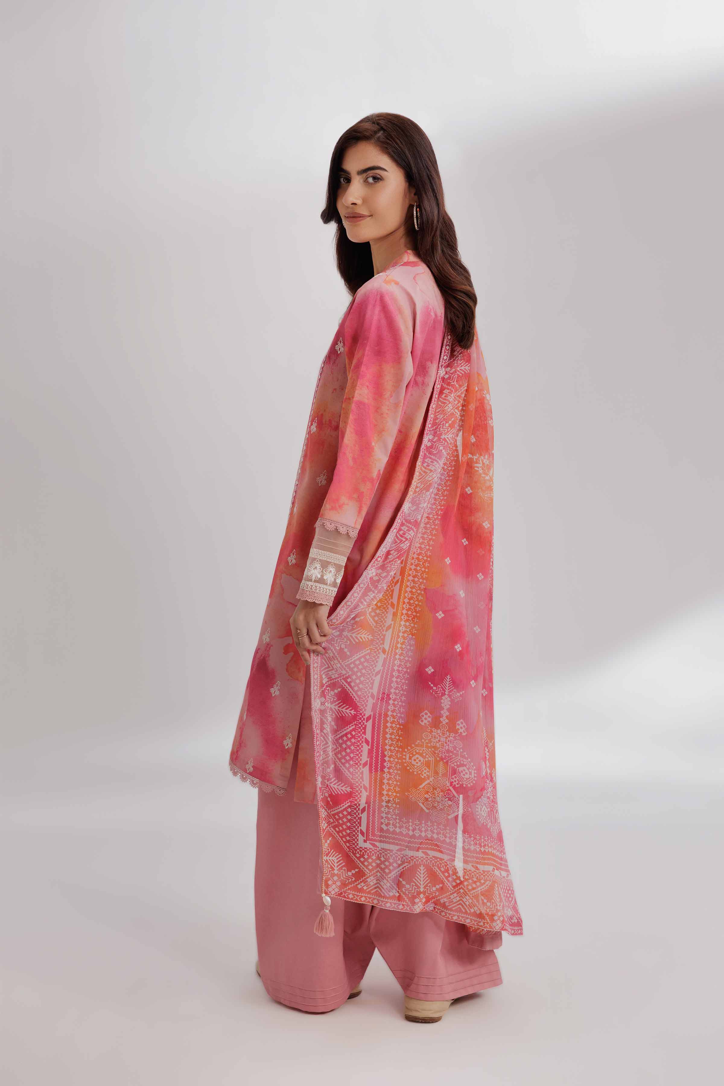 2 Piece - Digital Printed Embroidered Suit - 42502077 for Women - Unstitched Collection | Nishat | Shop Online