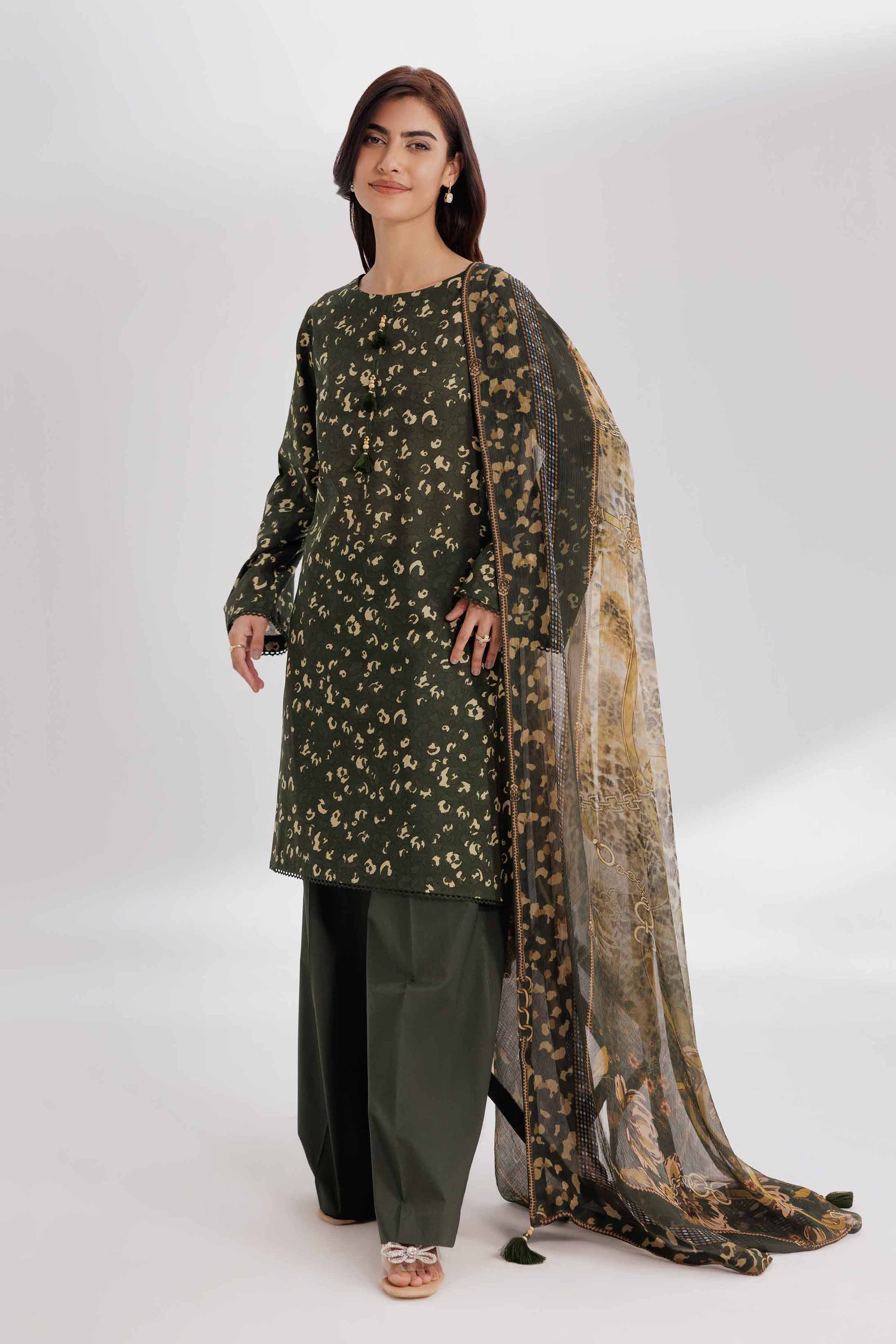 2 Piece - Digital Printed Suit - 42502079 for Women - Unstitched Collection | Nishat | Shop Online