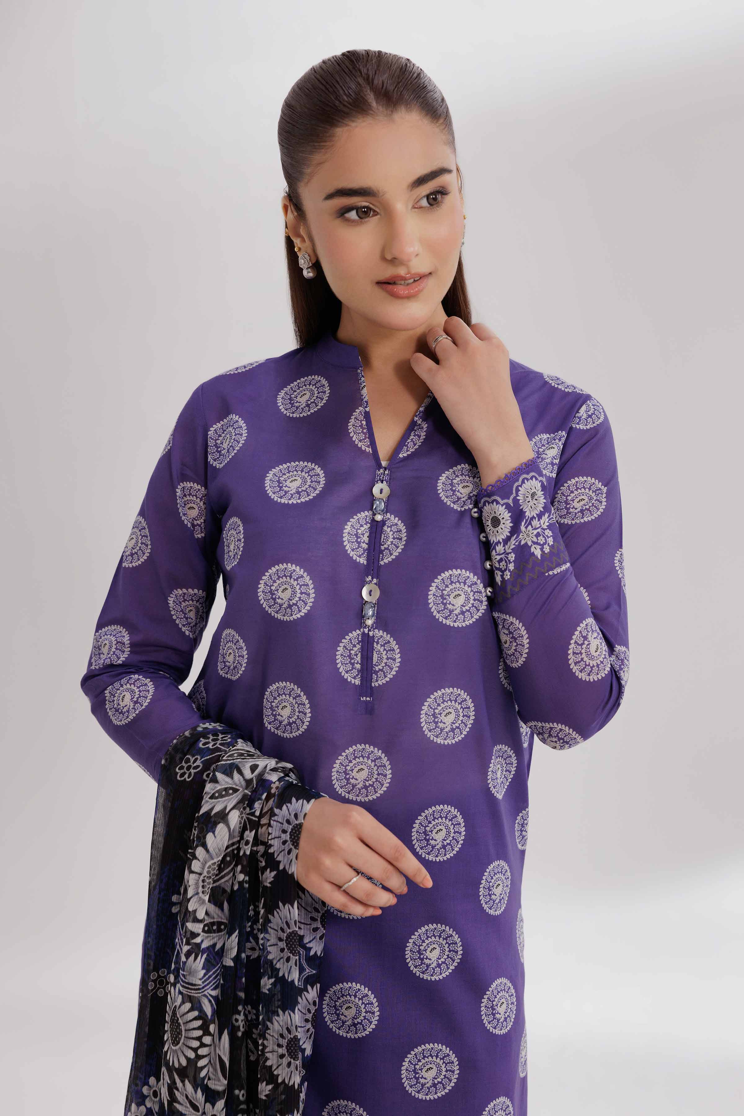 2 Piece - Digital Printed Suit - 42502080 for Women - Unstitched Collection | Nishat | Shop Online
