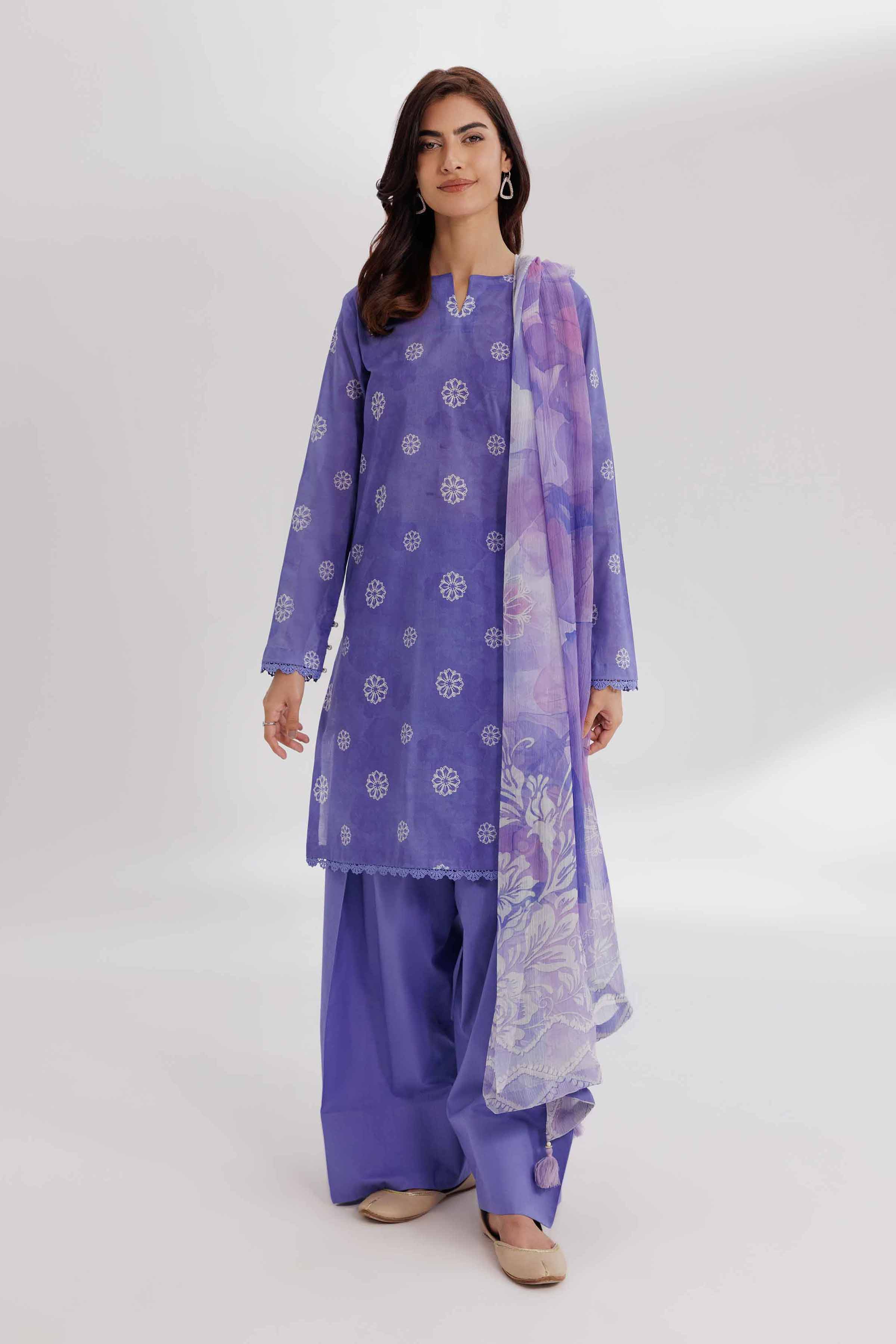 2 Piece - Digital Printed Suit - 42502083 for Women - Unstitched Collection | Nishat | Shop Online