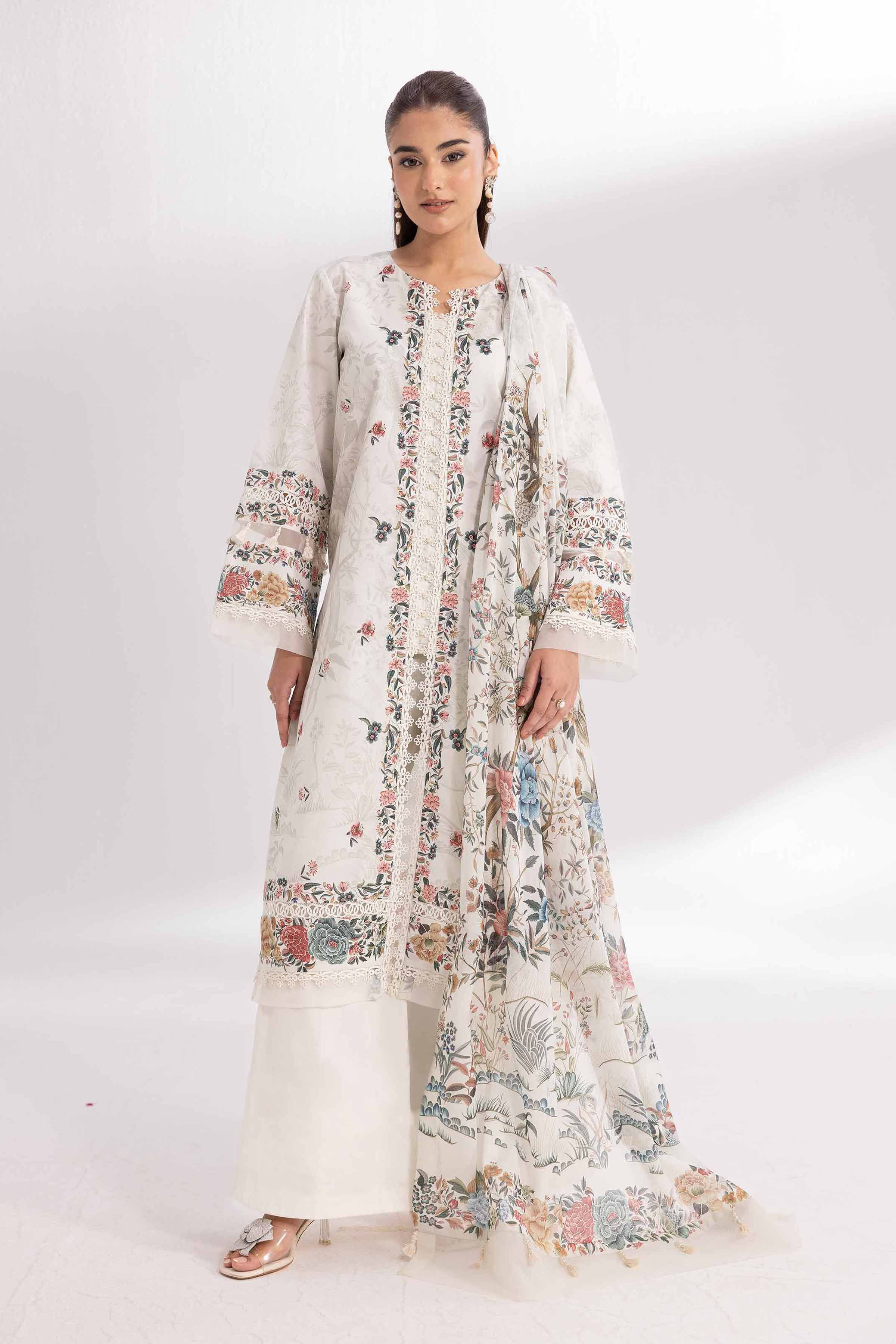3 Piece - Digital Printed Suit - 42502085 for Women - Unstitched Collection | Nishat | Shop Online