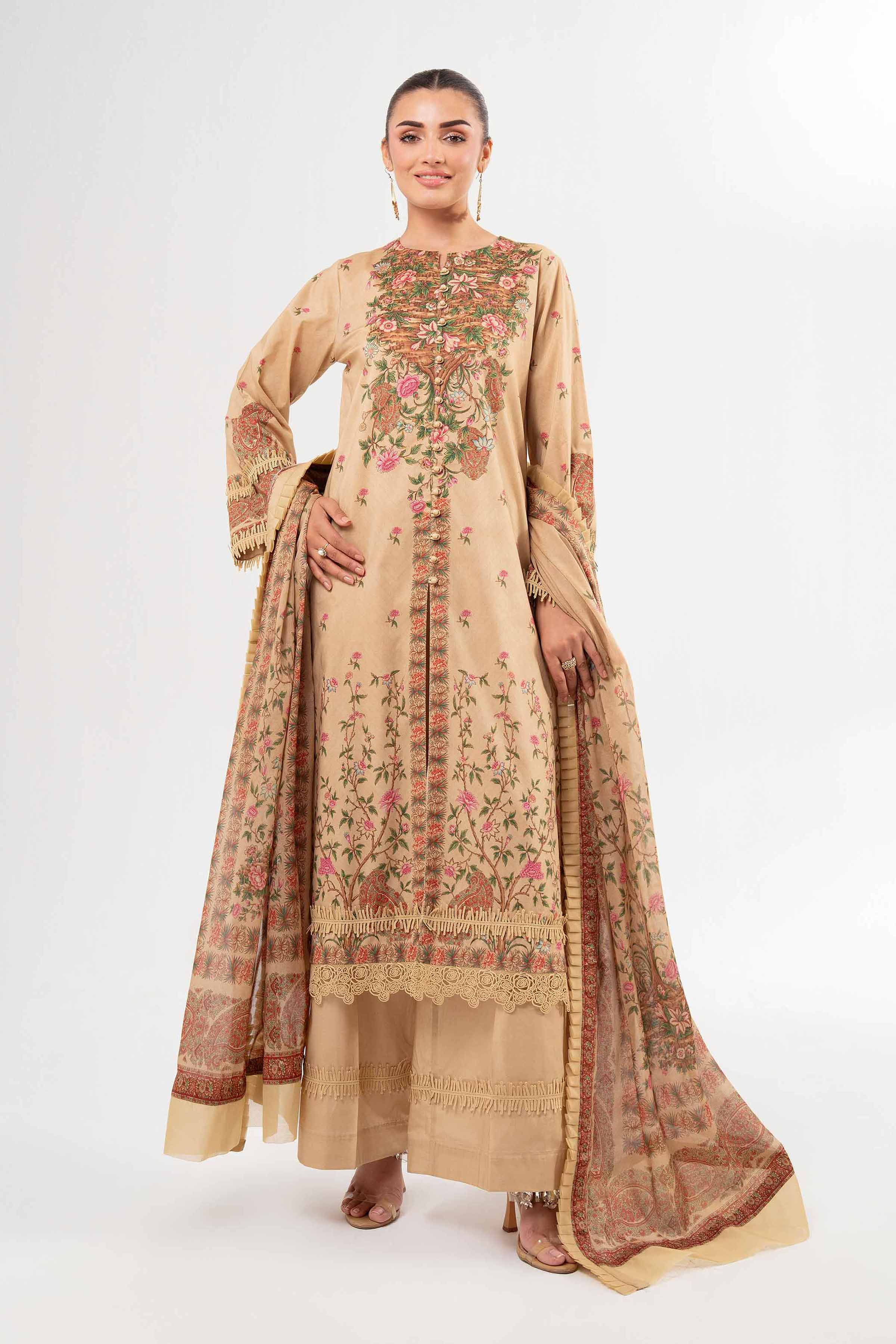3 Piece - Digital Printed Suit - 42502087 for Women - Unstitched Collection | Nishat | Shop Online