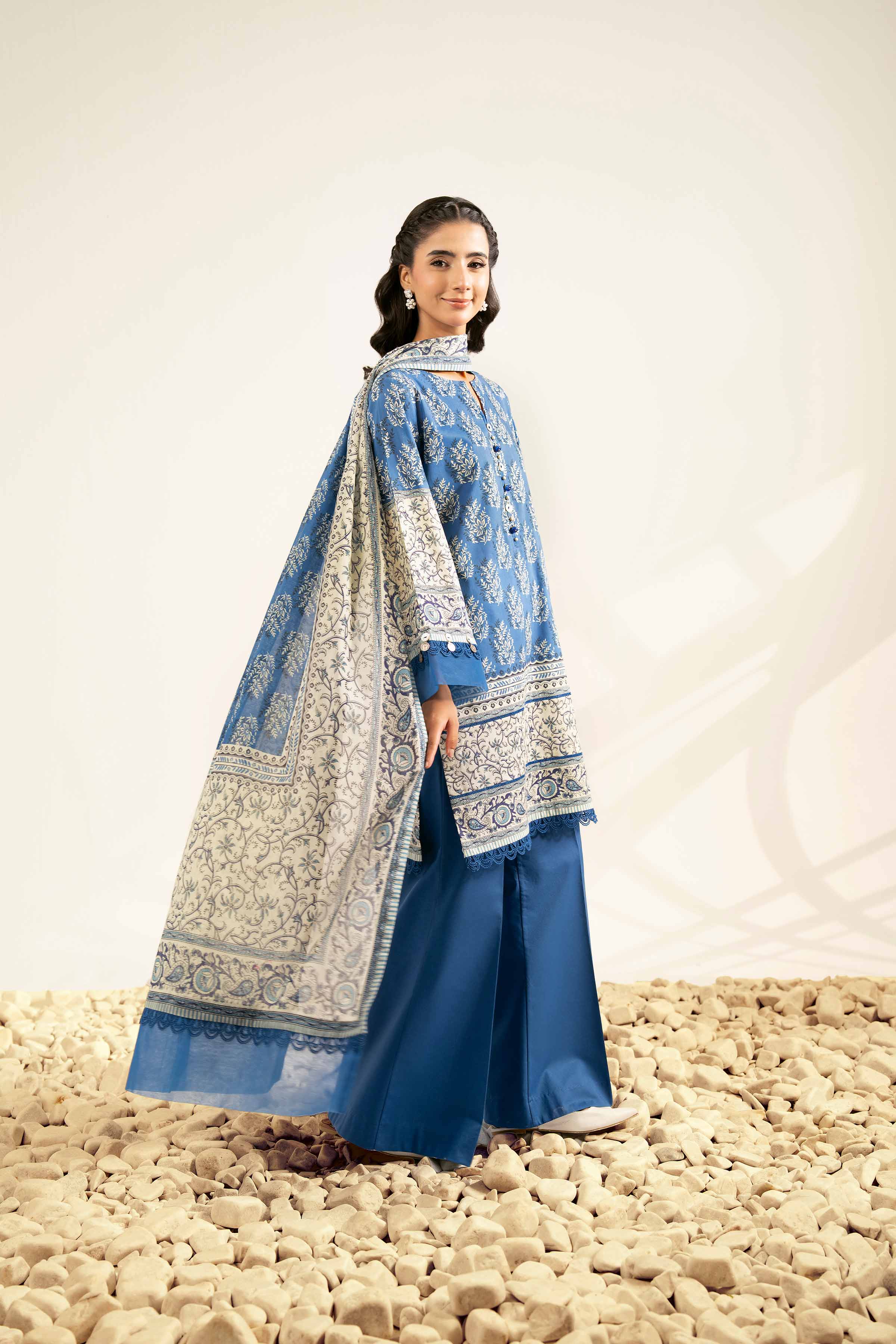 3 Piece - Digital Printed Suit - 42502088 for Women - Unstitched Collection | Nishat | Shop Online