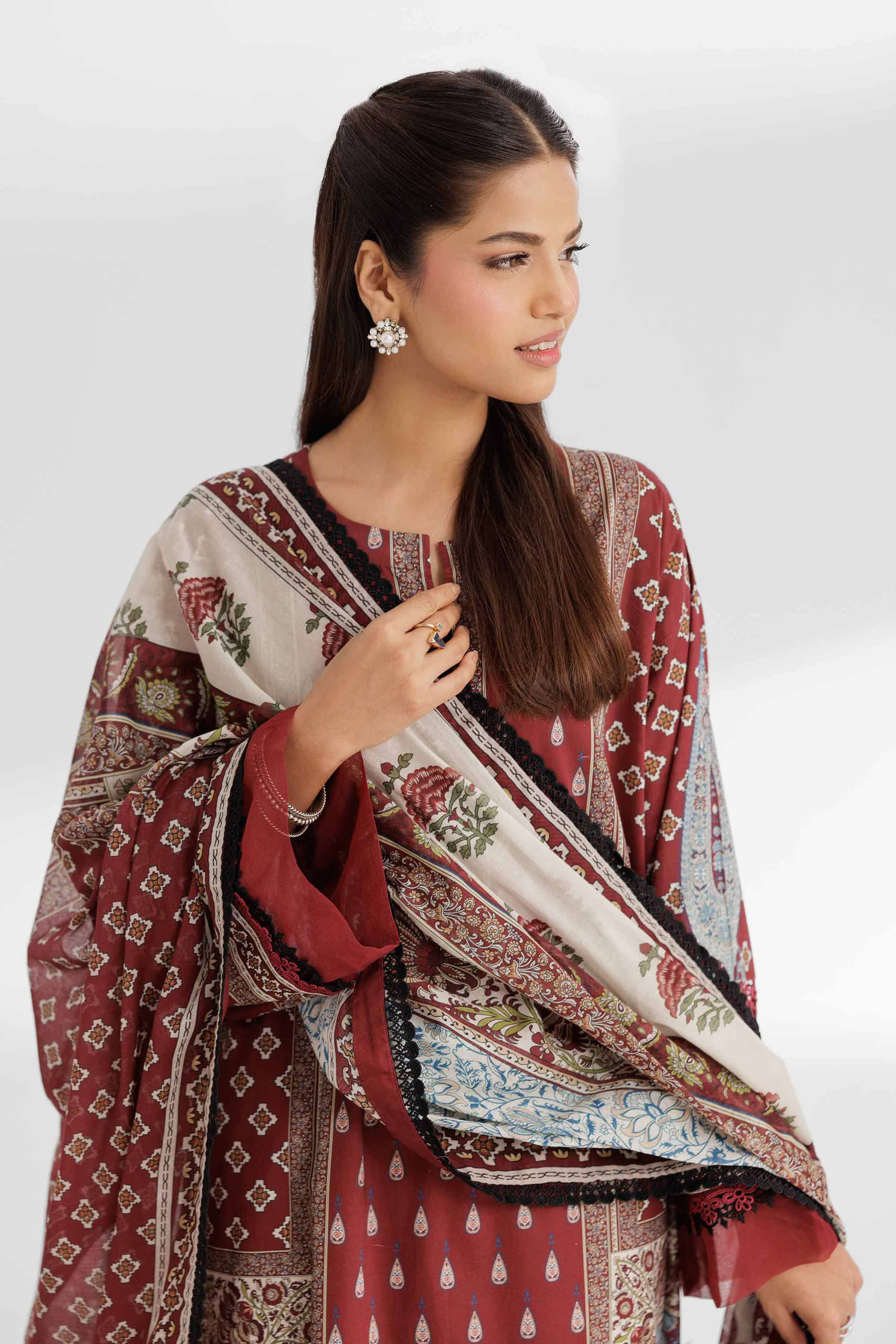 3 Piece - Digital Printed Suit - 42502089 for Women - Unstitched Collection | Nishat | Shop Online