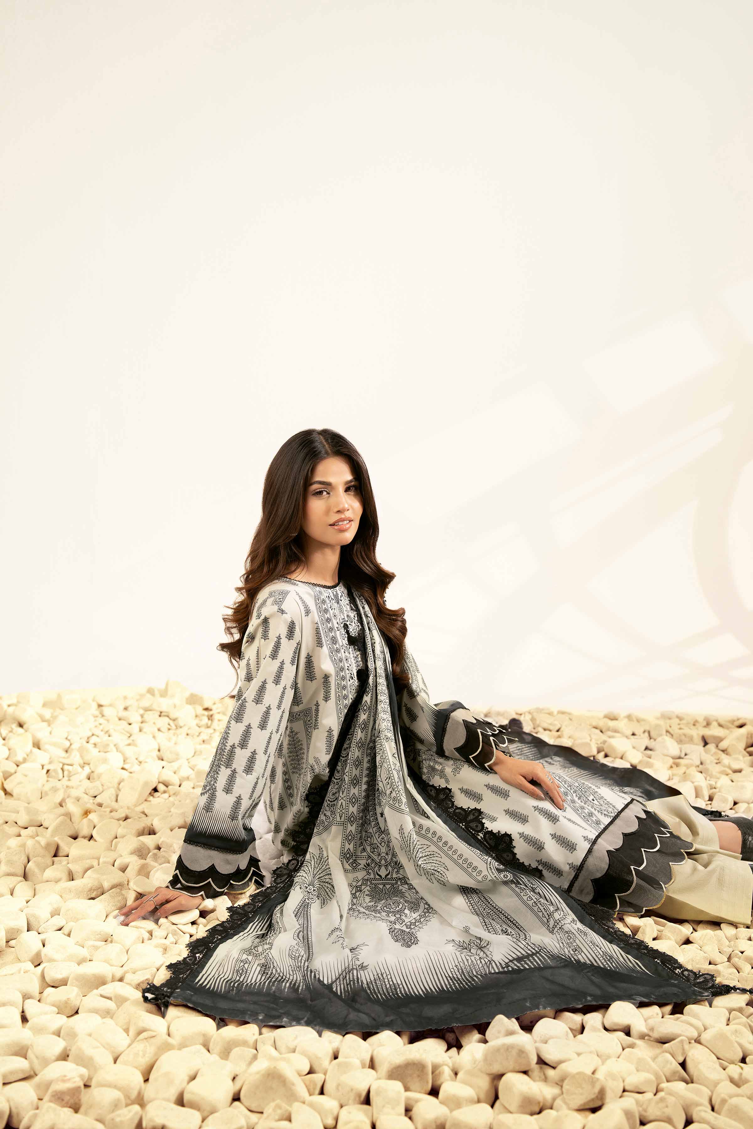 3 Piece - Digital Printed Suit - 42502091 for Women - Unstitched Collection | Nishat | Shop Online