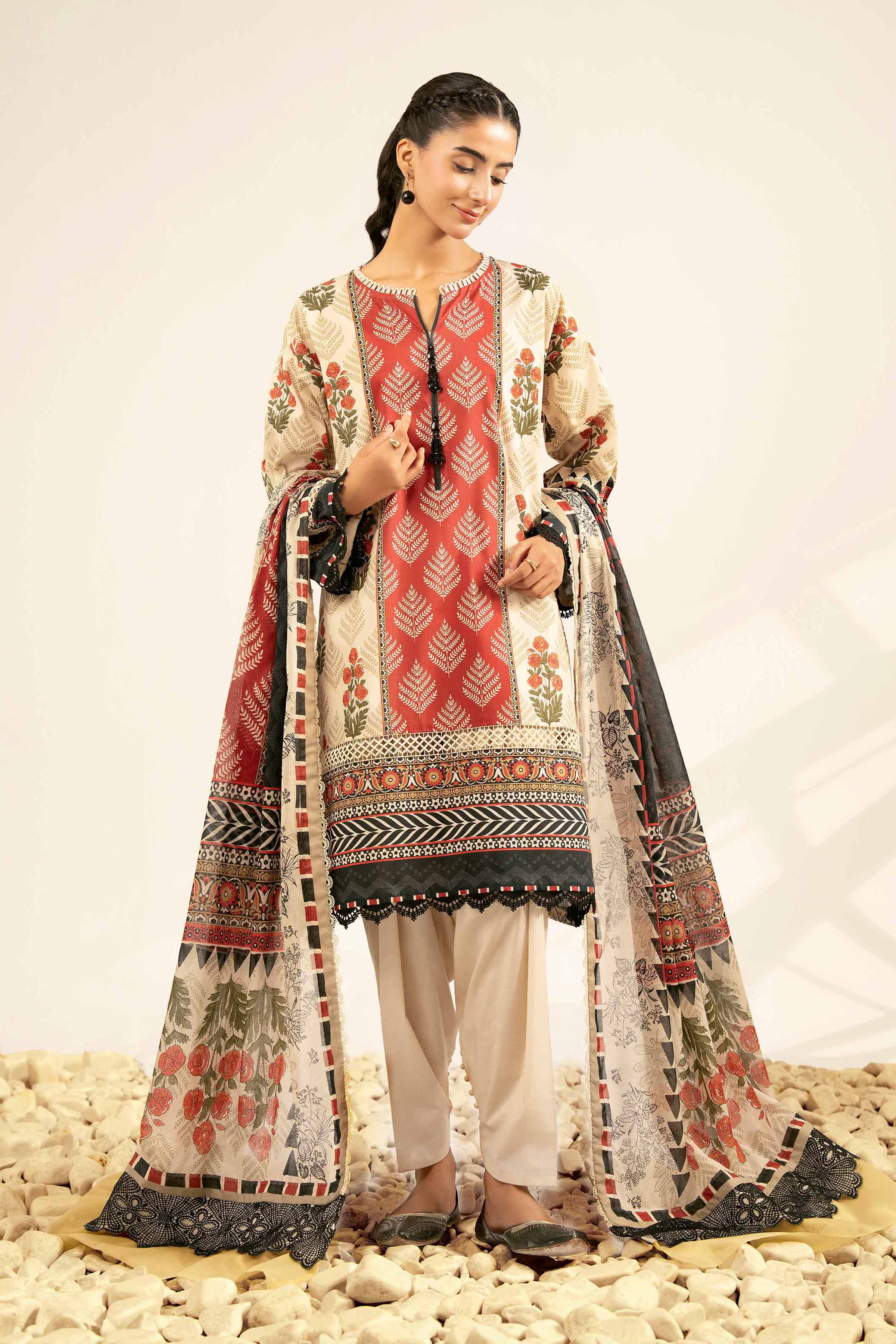 3 Piece - Digital Printed Suit - 42502092 for Women - Unstitched Collection | Nishat | Shop Online