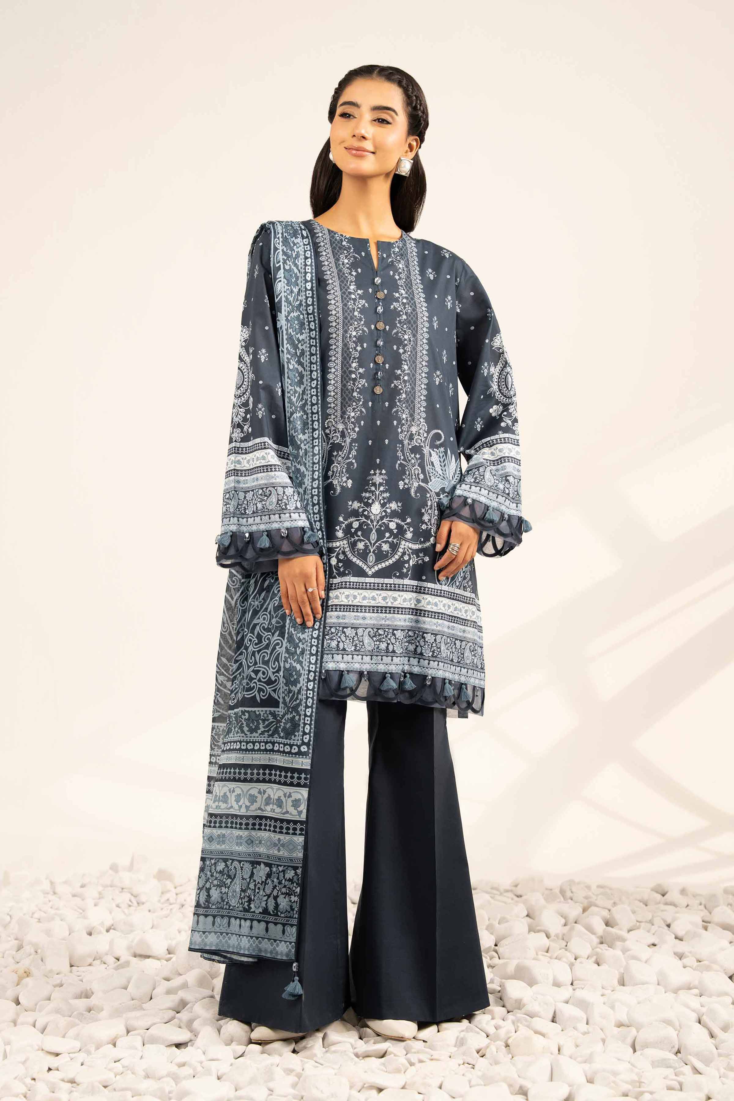 3 Piece - Digital Printed Suit - 42502097 for Women - Unstitched Collection | Nishat | Shop Online