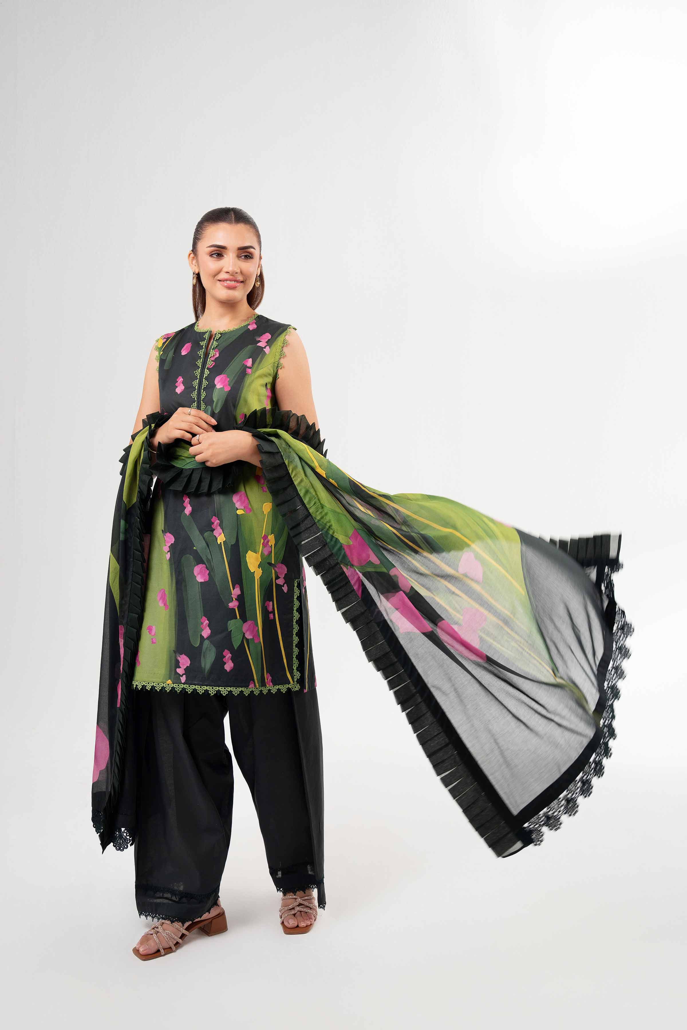 3 Piece - Digital Printed Suit - 42502101 for Women - Unstitched Collection | Nishat | Shop Online