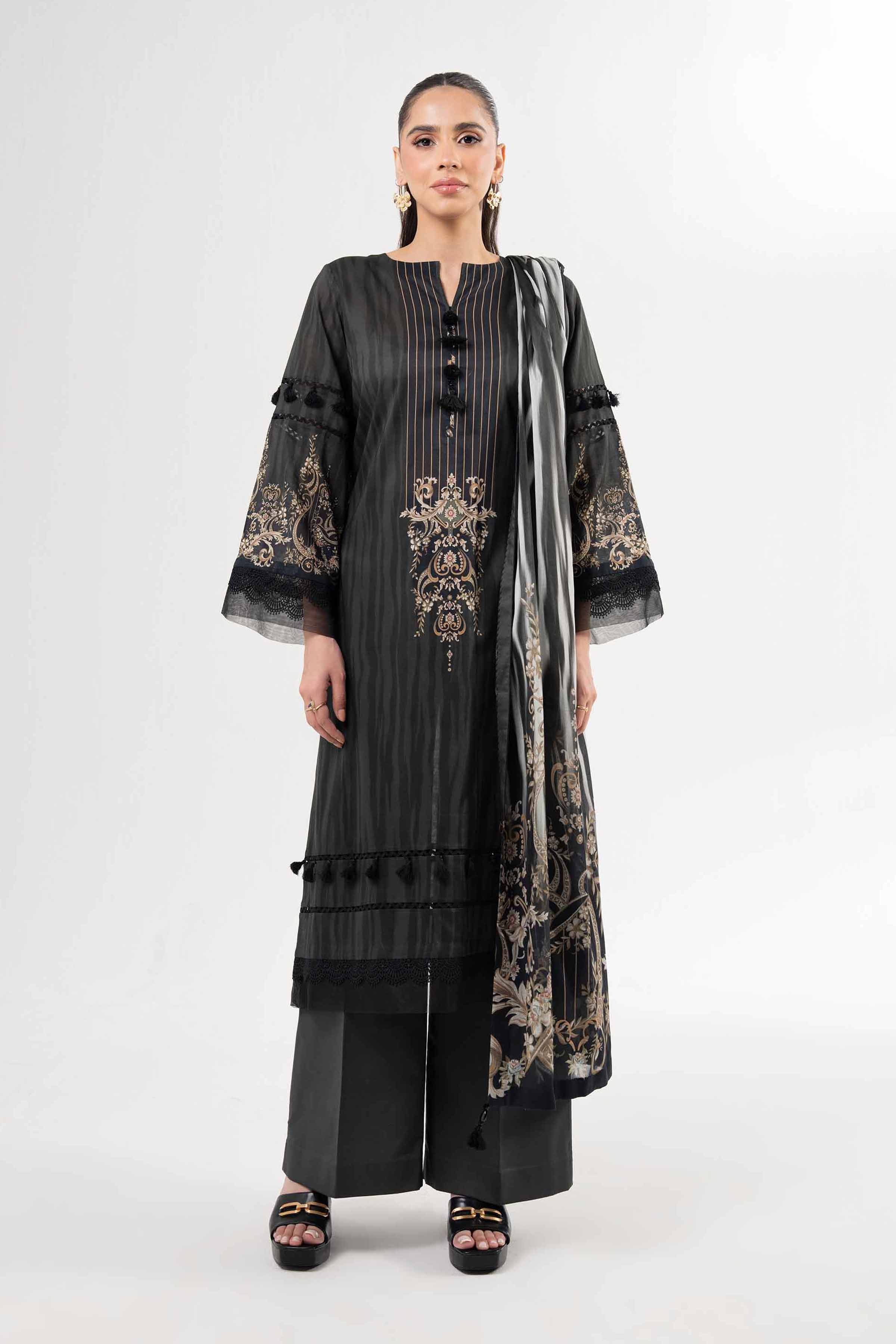 3 Piece - Digital Printed Suit - 42502103 for Women - Unstitched Collection | Nishat | Shop Online