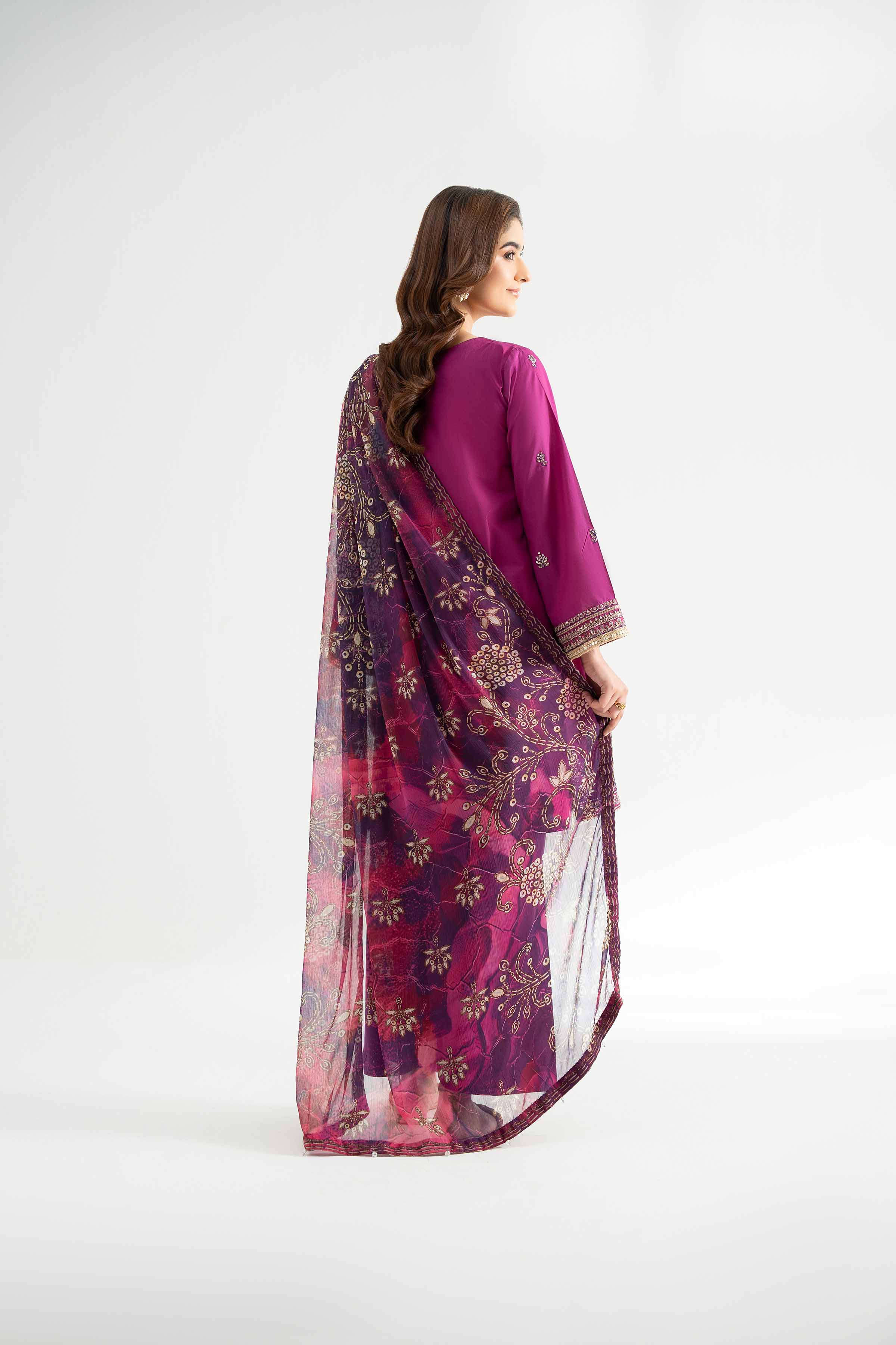 3 Piece - Digital Printed Embroidered Suit - 42502105 for Women - Unstitched Collection | Nishat | Shop Online