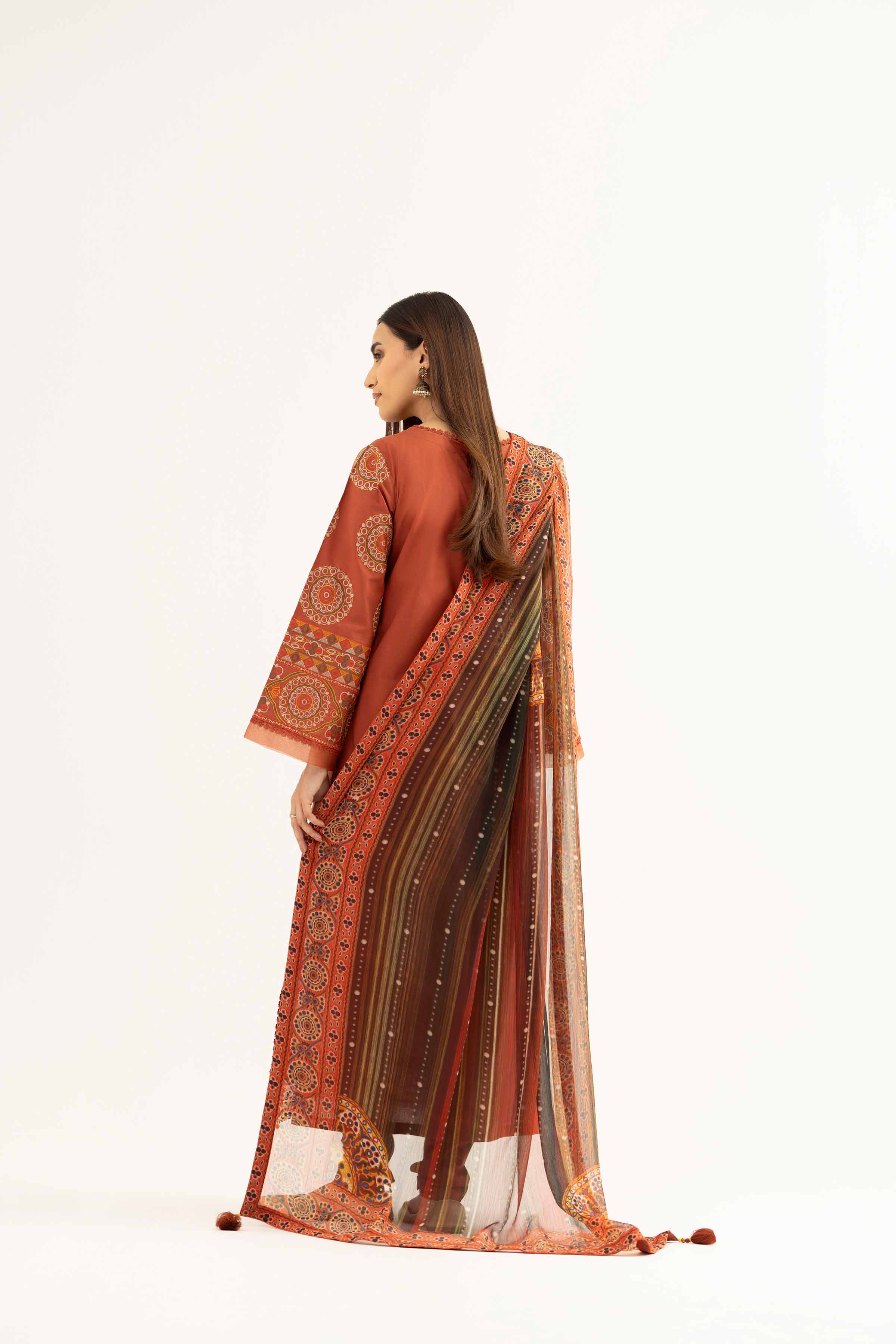 3 Piece - Digital Printed Embroidered Suit - 42502109 for Women - Unstitched Collection | Nishat | Shop Online