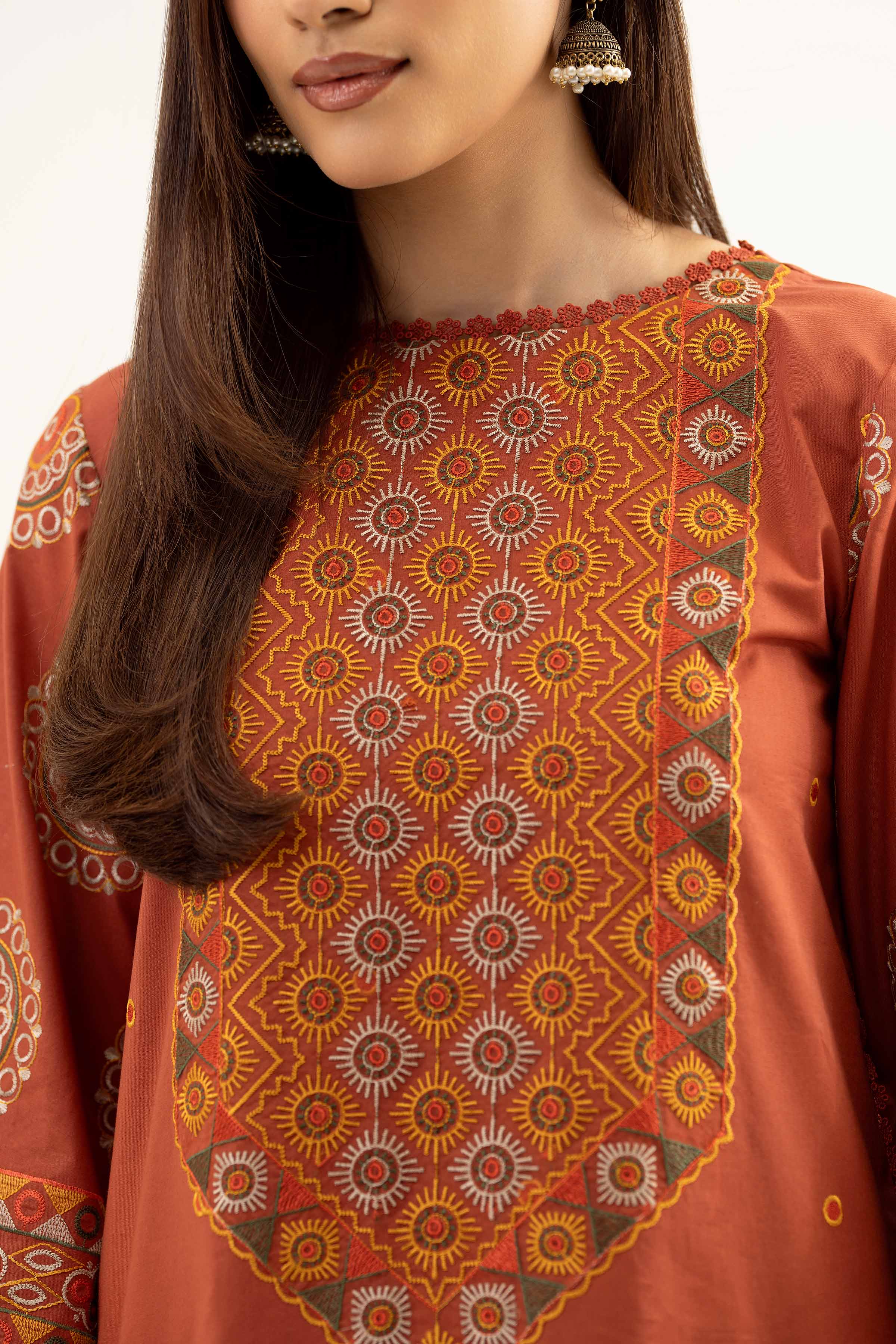 3 Piece - Digital Printed Embroidered Suit - 42502109 for Women - Unstitched Collection | Nishat | Shop Online