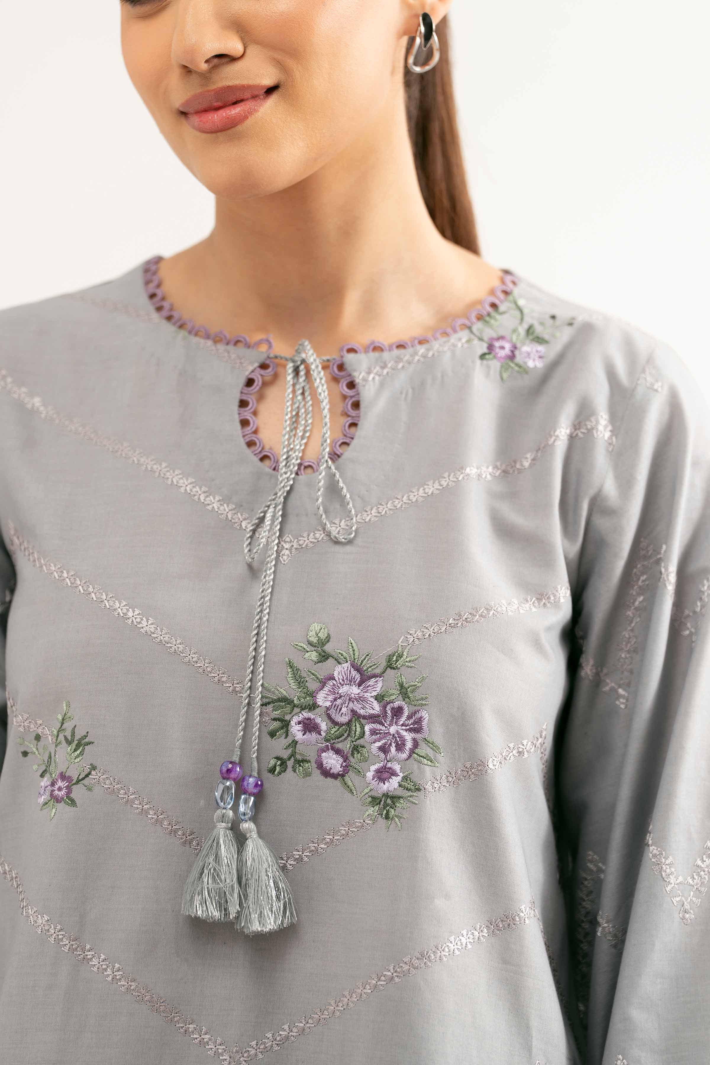 3 Piece - Digital Printed Embroidered Suit - 42502111 for Women - Unstitched Collection | Nishat | Shop Online