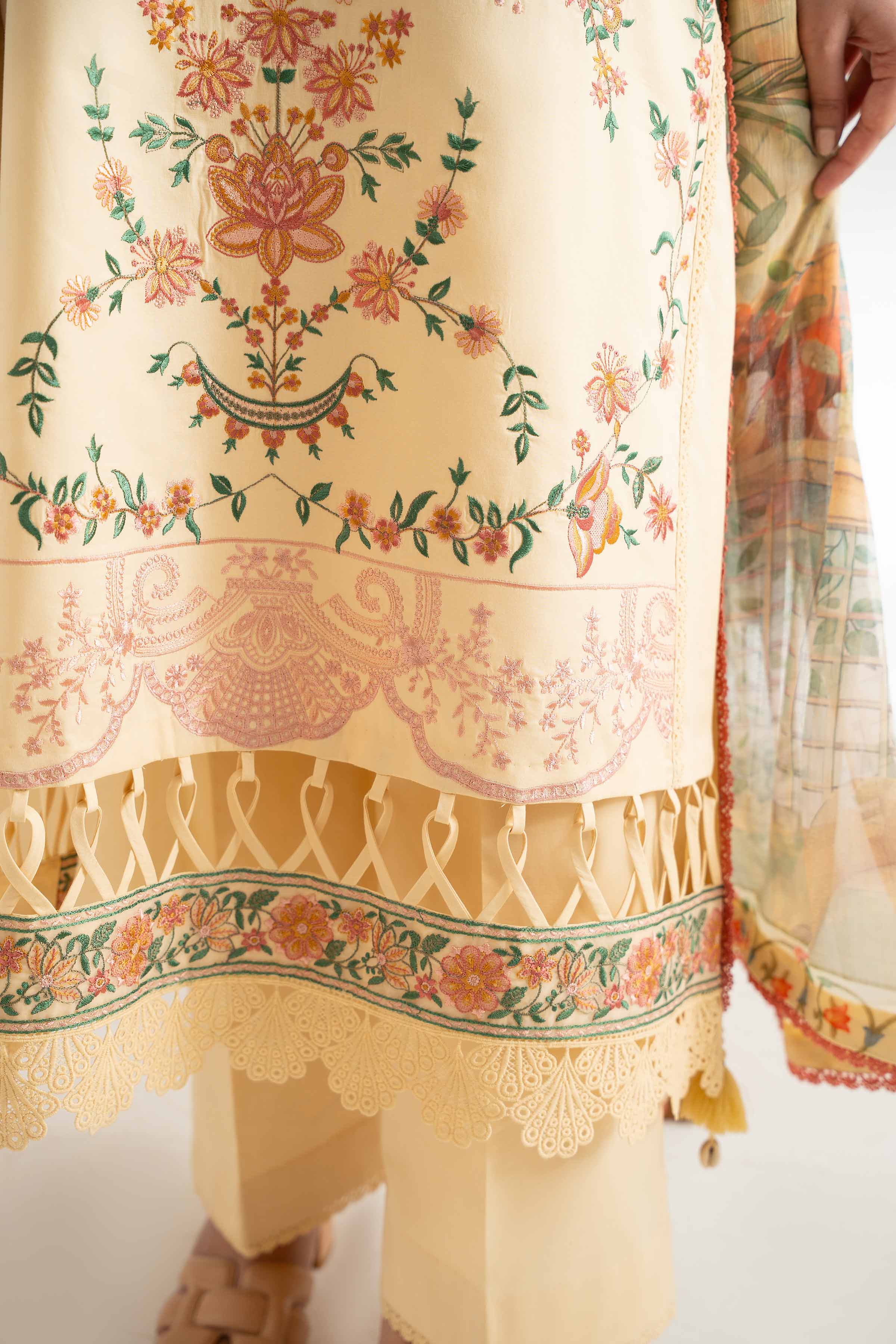 3 Piece - Digital Printed Embroidered Suit - 42502113 for Women - Unstitched Collection | Nishat | Shop Online