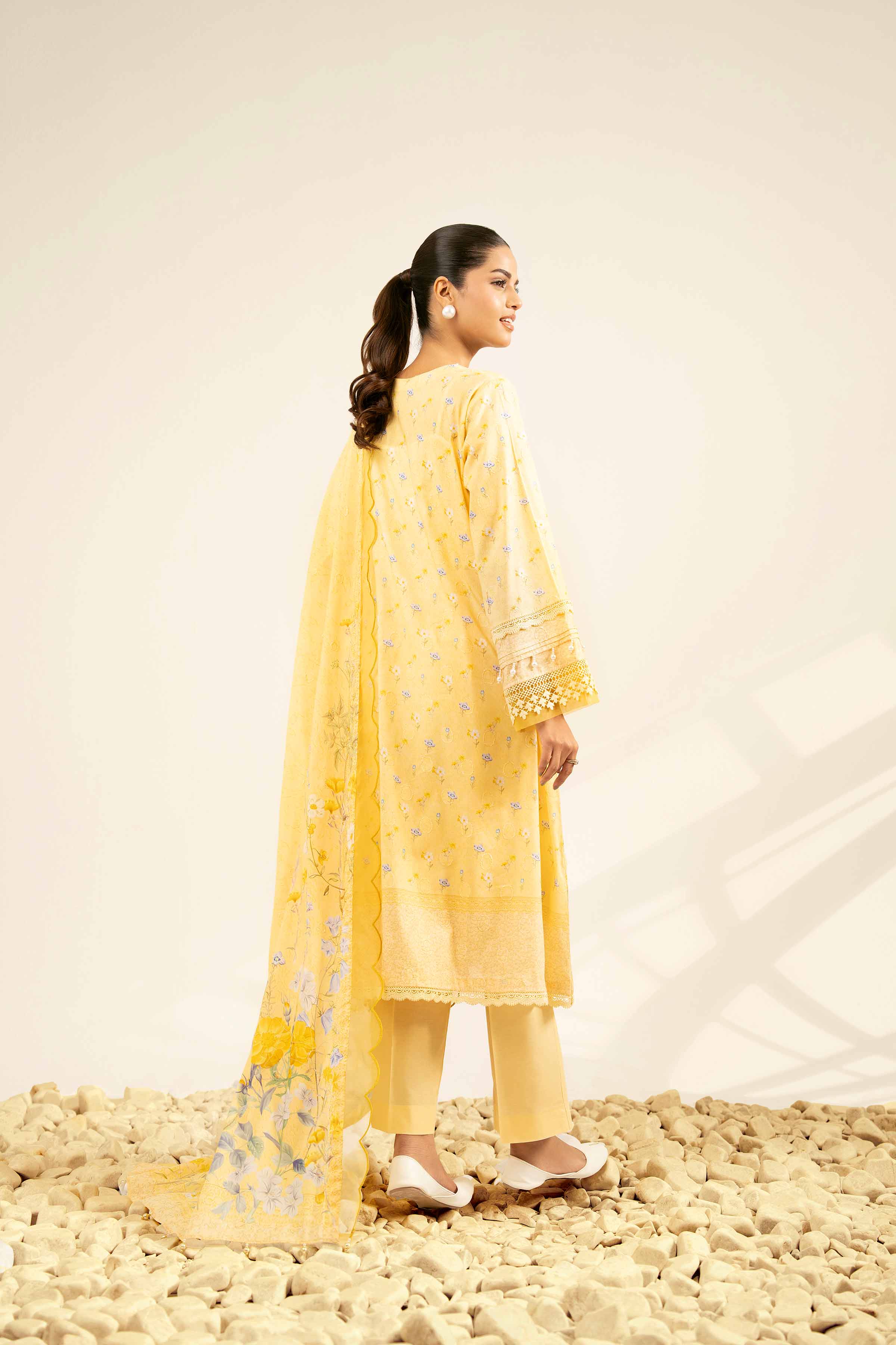 3 Piece - Digital Printed Jacquard Suit - 42502114 for Women - Unstitched Collection | Nishat | Shop Online
