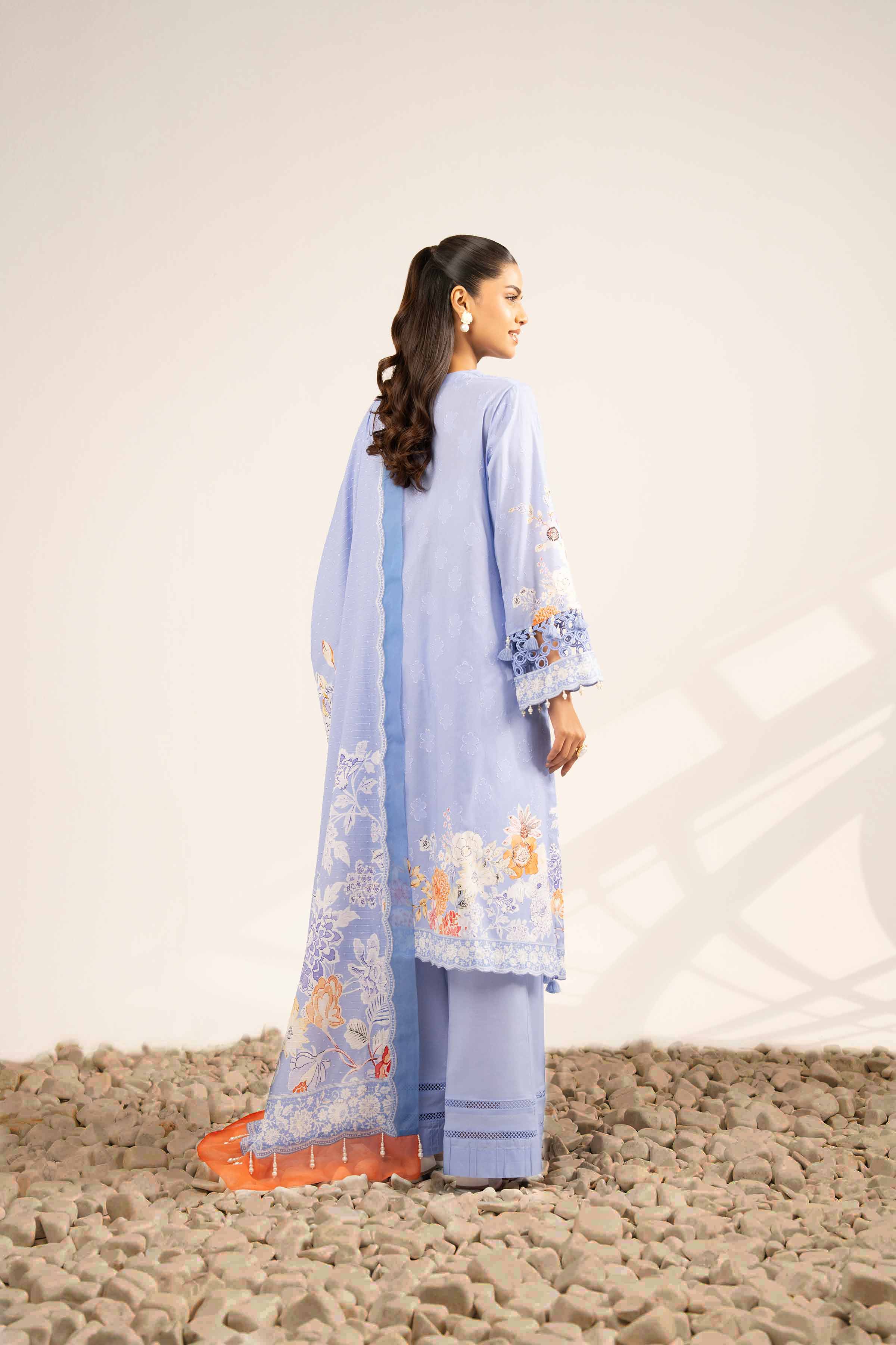 3 Piece - Digital Printed Jacquard Suit - 42502115 for Women - Unstitched Collection | Nishat | Shop Online
