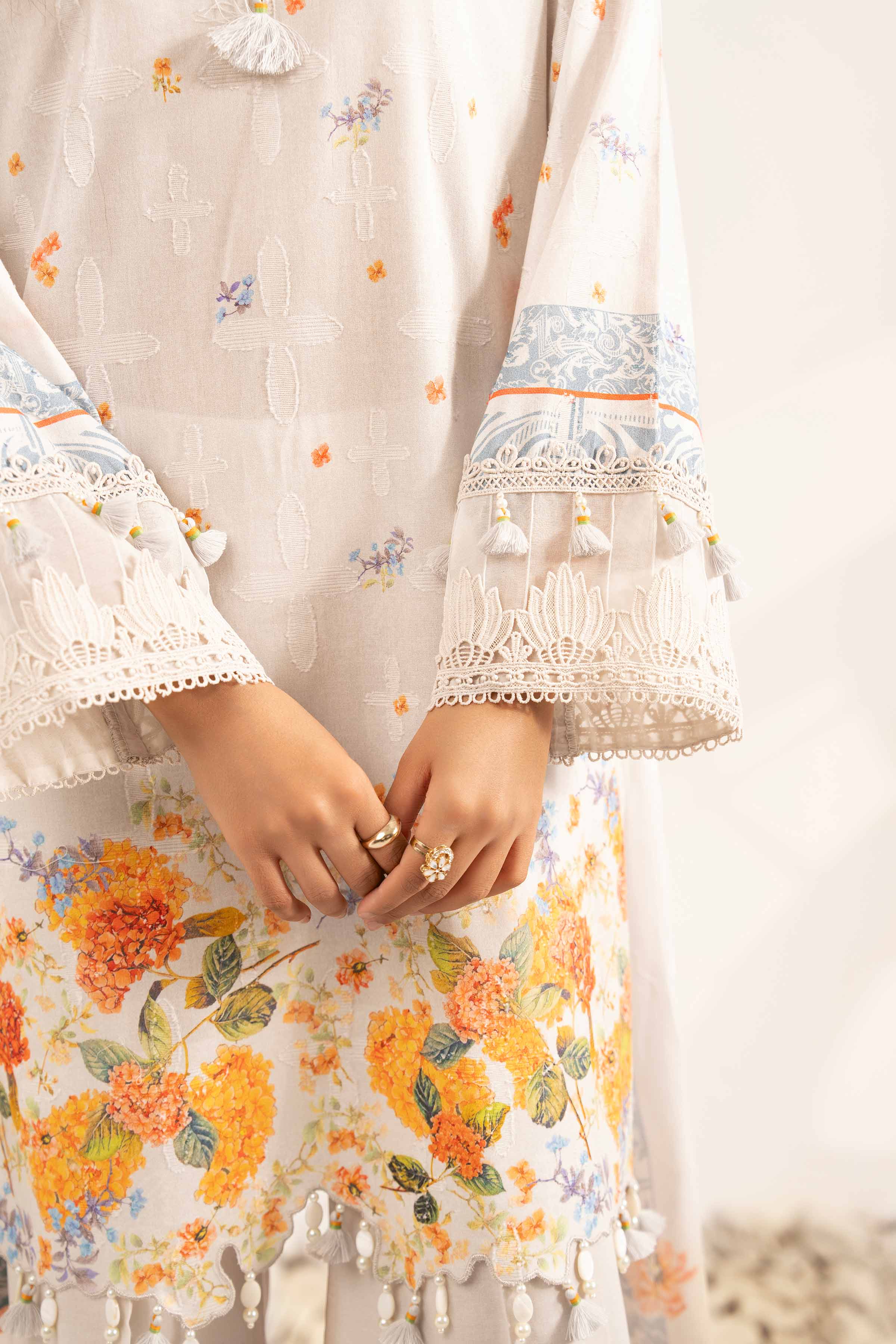 3 Piece - Digital Printed Jacquard Suit - 42502118 for Women - Unstitched Collection | Nishat | Shop Online
