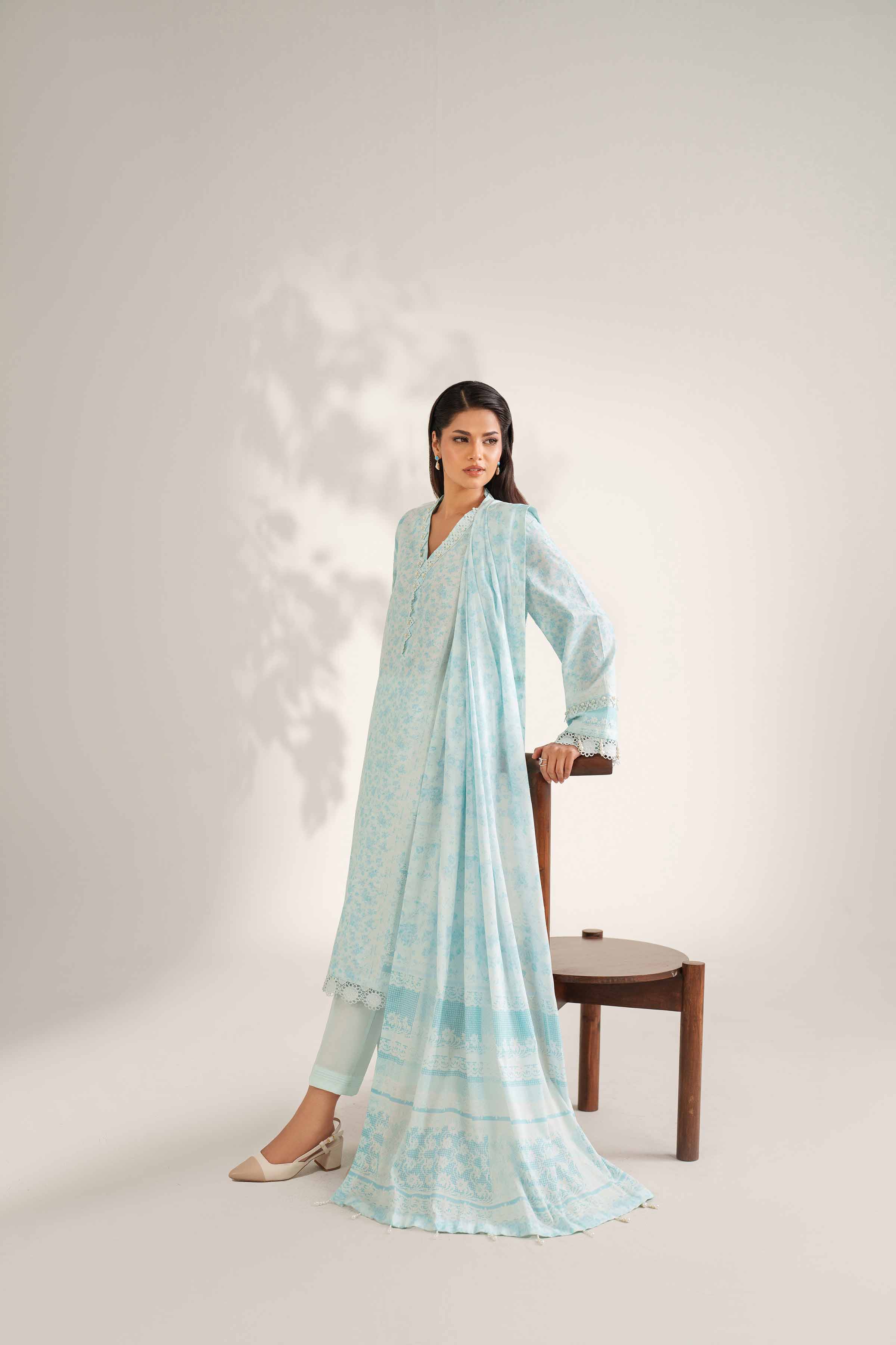 3 Piece - Digital Printed Jacquard Suit - 42502119 for Women - Unstitched Collection | Nishat | Shop Online