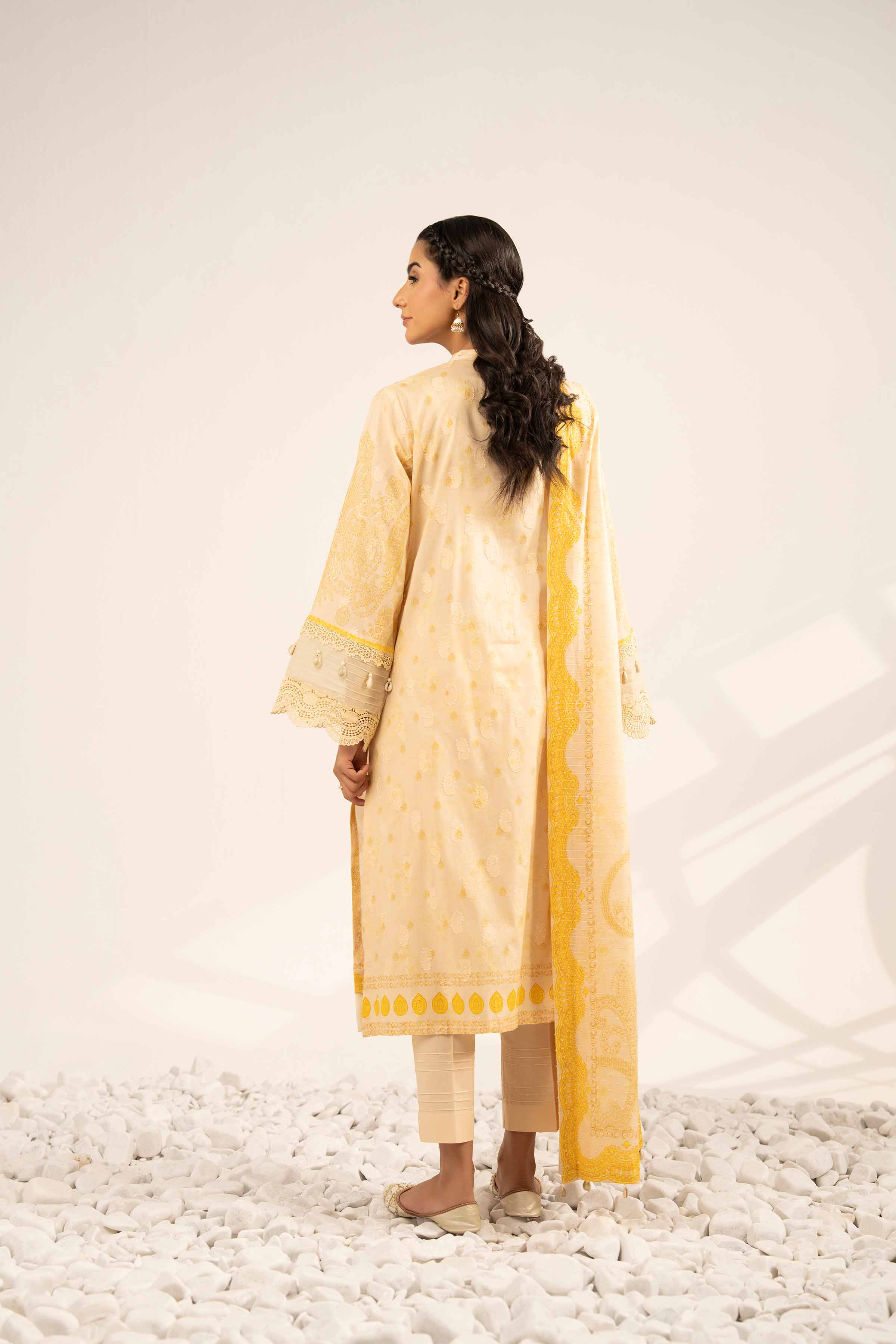 3 Piece - Digital Printed Jacquard Suit - 42502121 for Women - Unstitched Collection | Nishat | Shop Online