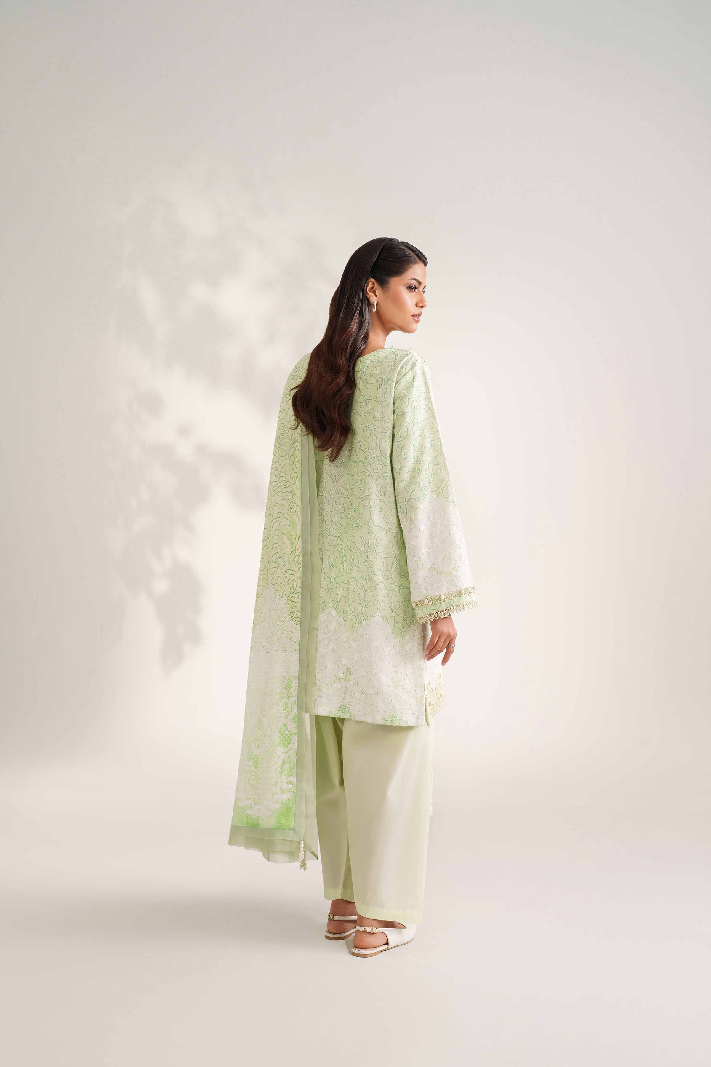 3 Piece - Digital Printed Jacquard Suit - 42502123 for Women - Unstitched Collection | Nishat | Shop Online