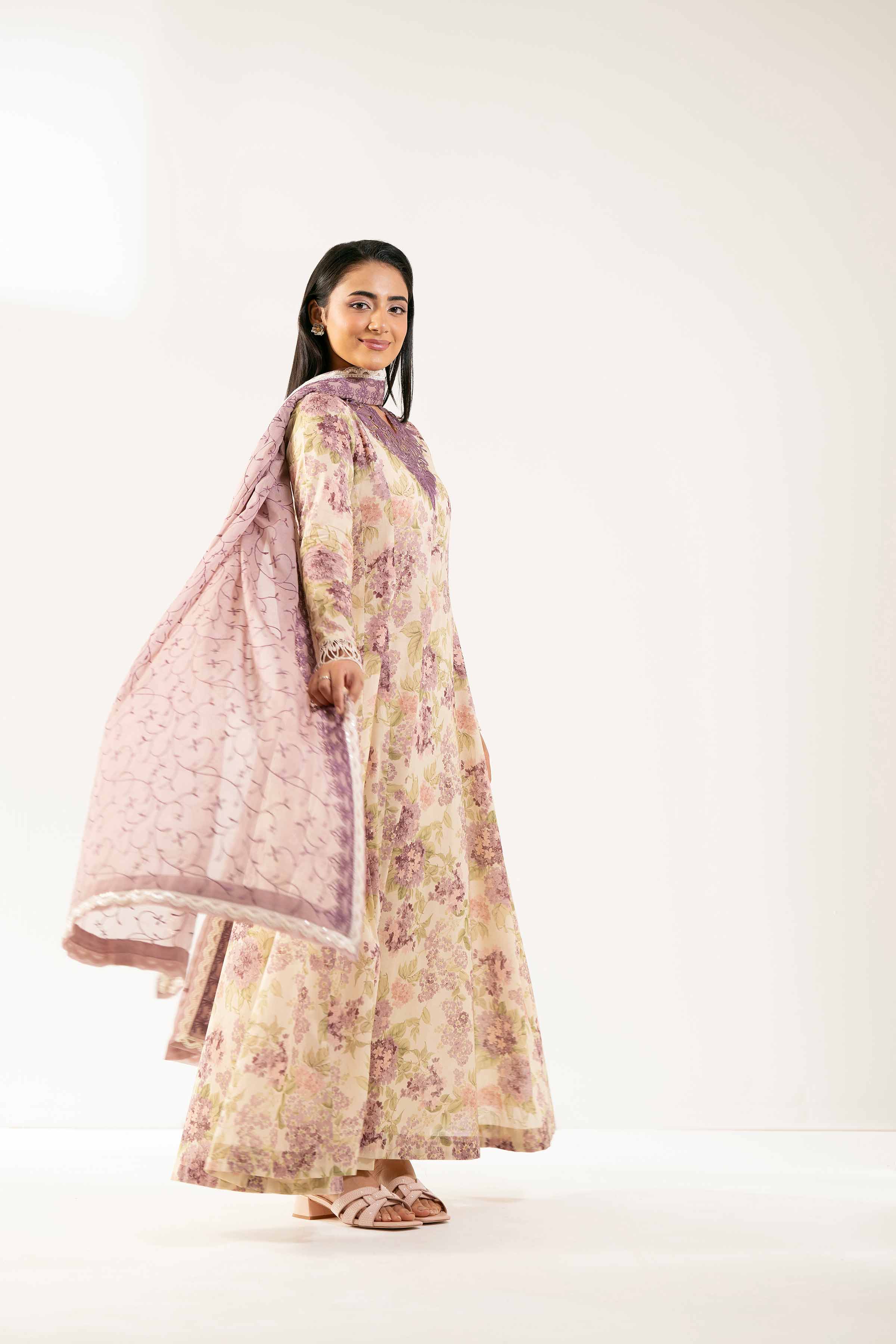 3 Piece - Printed Embroidered Suit - 42502124 for Women - Unstitched Collection | Nishat | Shop Online