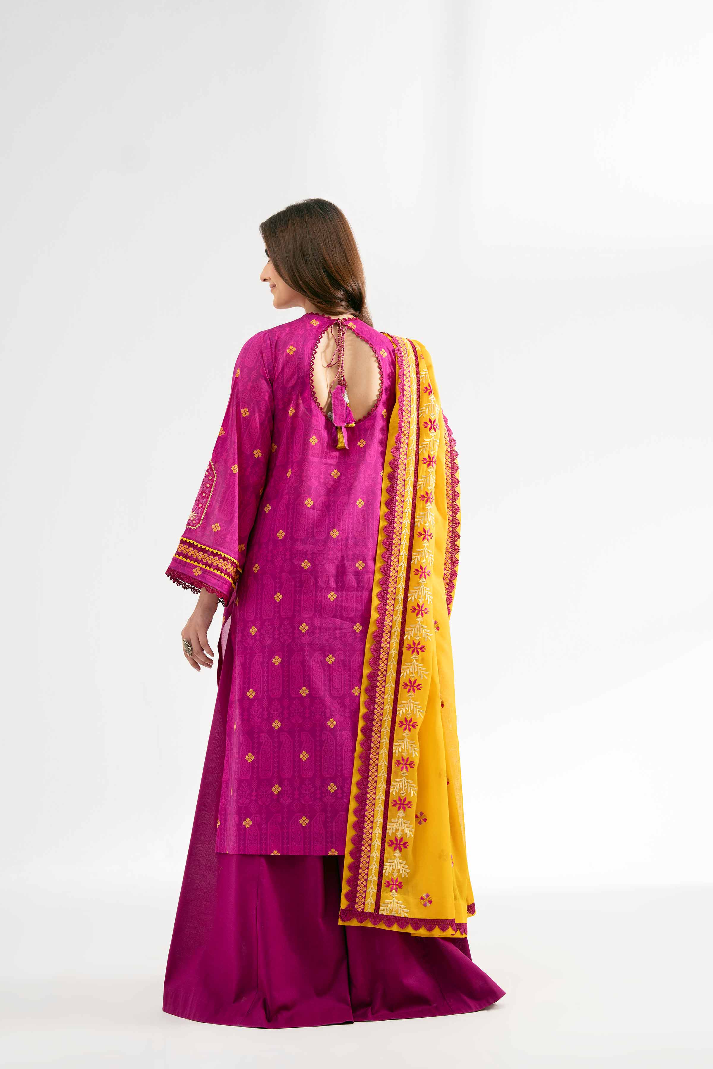 3 Piece - Printed Embroidered Suit - 42502127 for Women - Unstitched Collection | Nishat | Shop Online