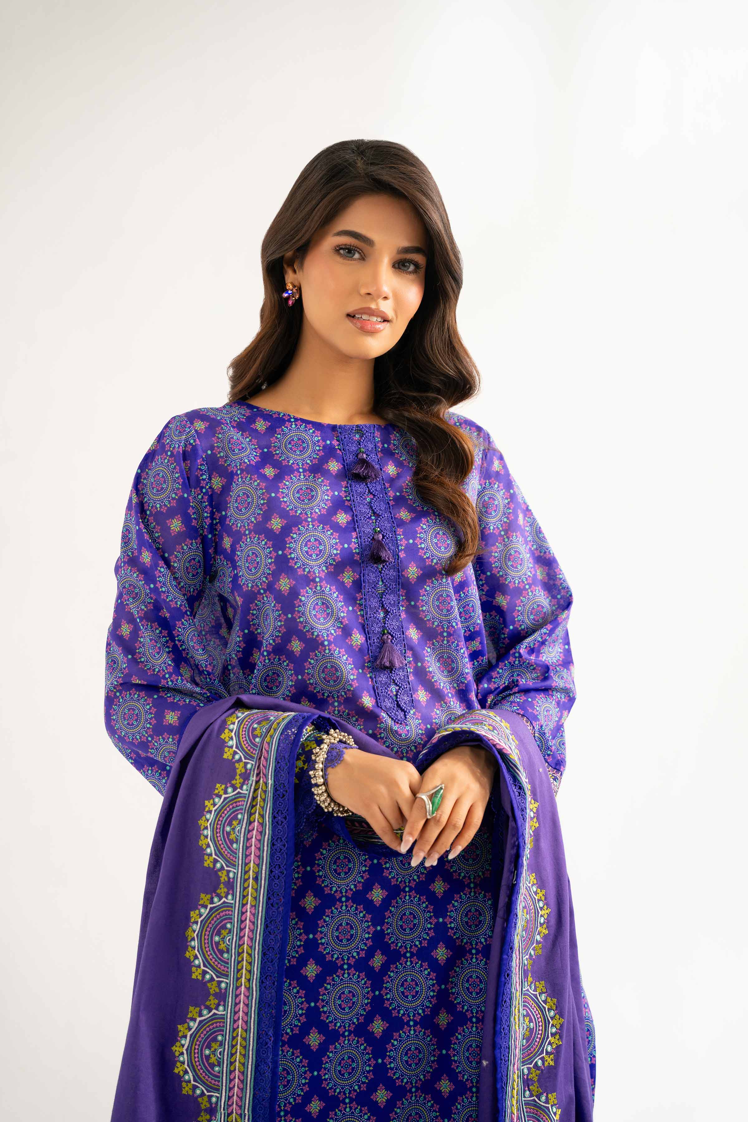 3 Piece - Printed Embroidered Suit - 42502130 for Women - Unstitched Collection | Nishat | Shop Online