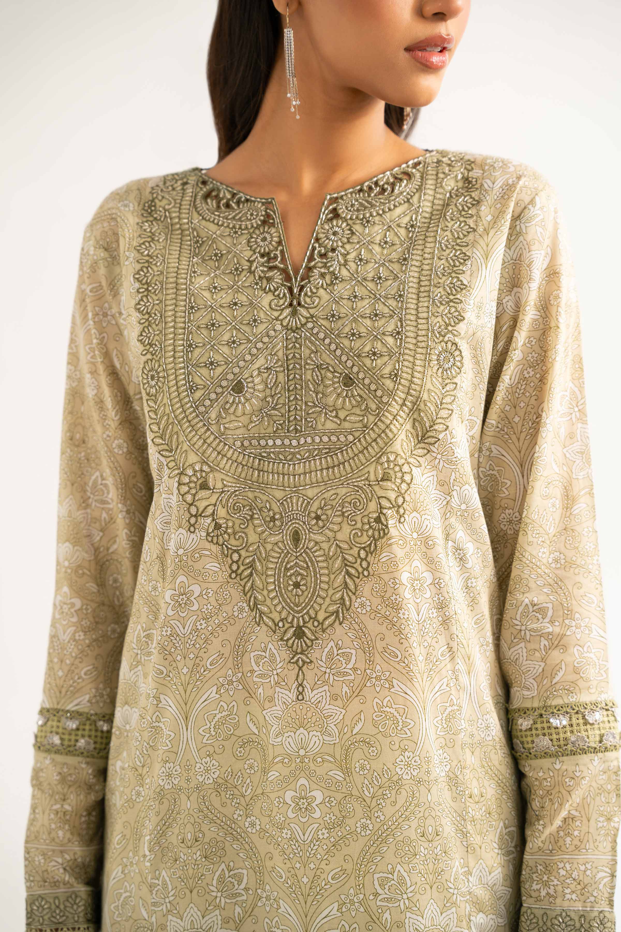 3 Piece - Printed Embroidered Suit - 42502133 for Women - Unstitched Collection | Nishat | Shop Online