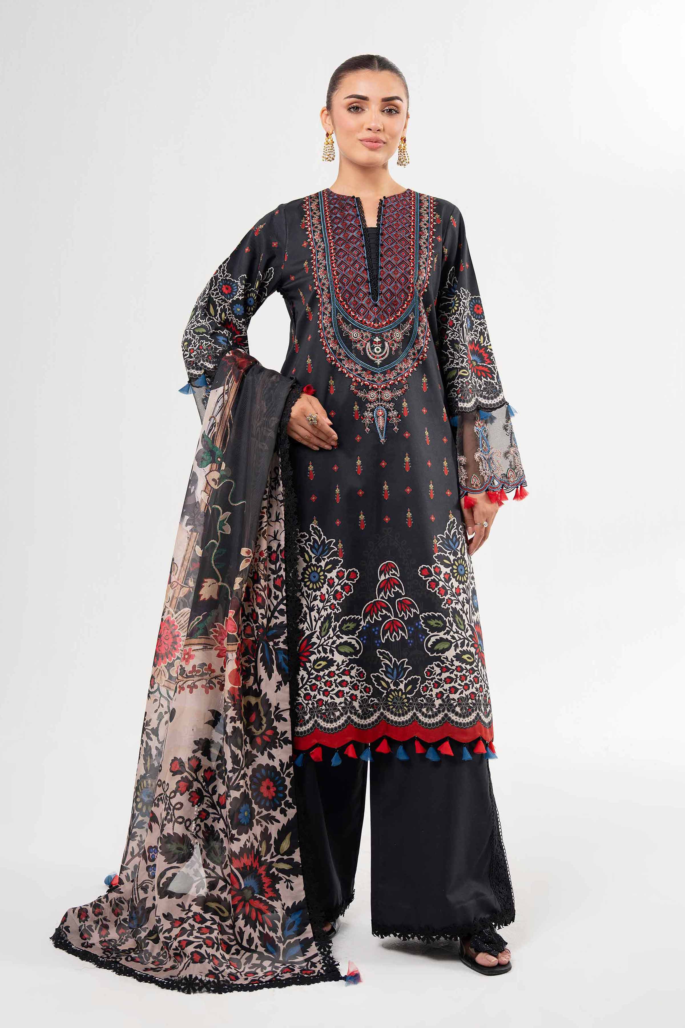 3 Piece - Digital Printed Suit - 42502135 for Women - Unstitched Collection | Nishat | Shop Online