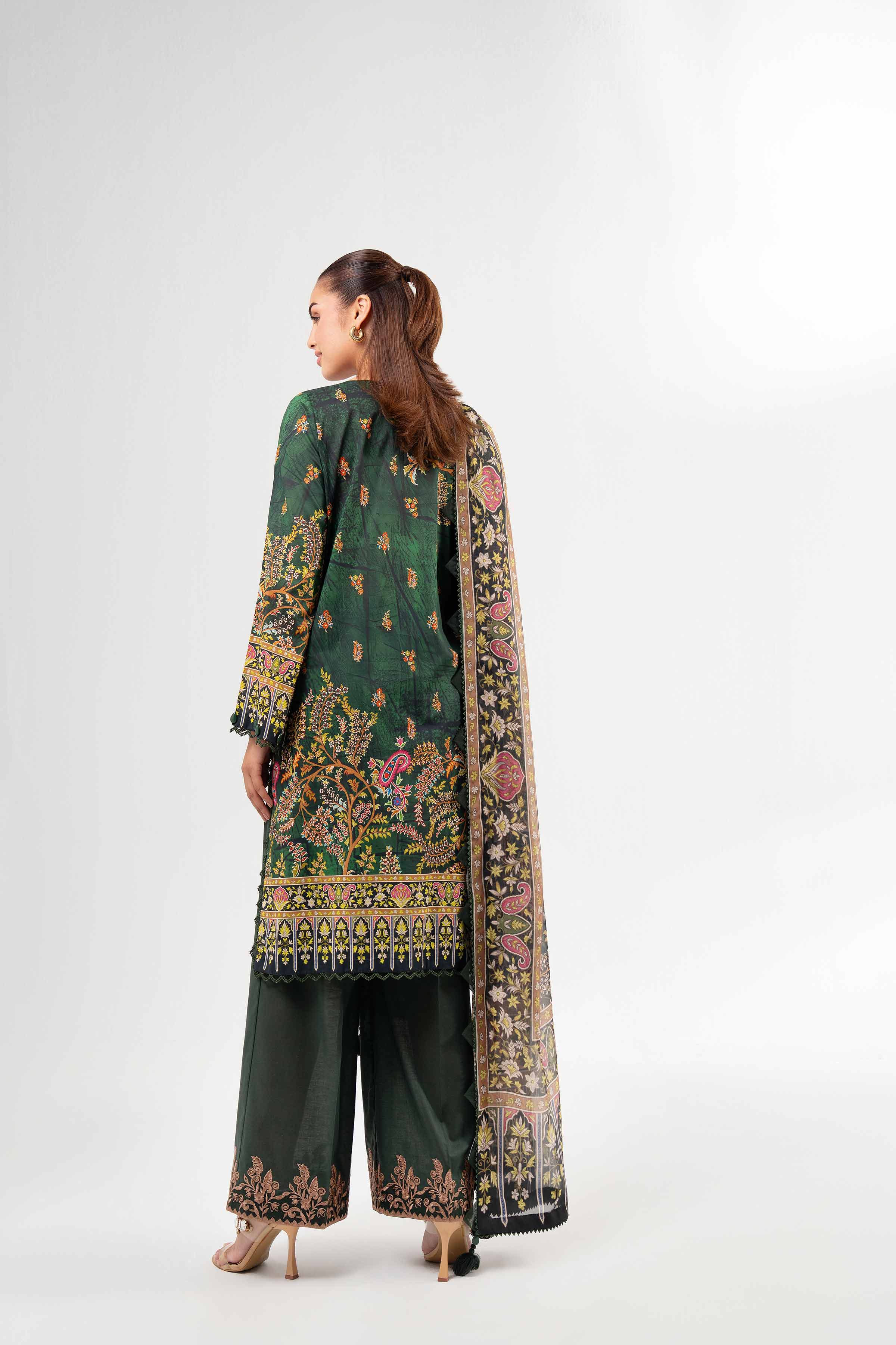 3 Piece - Digital Printed Suit - 42502136 for Women - Unstitched Collection | Nishat | Shop Online