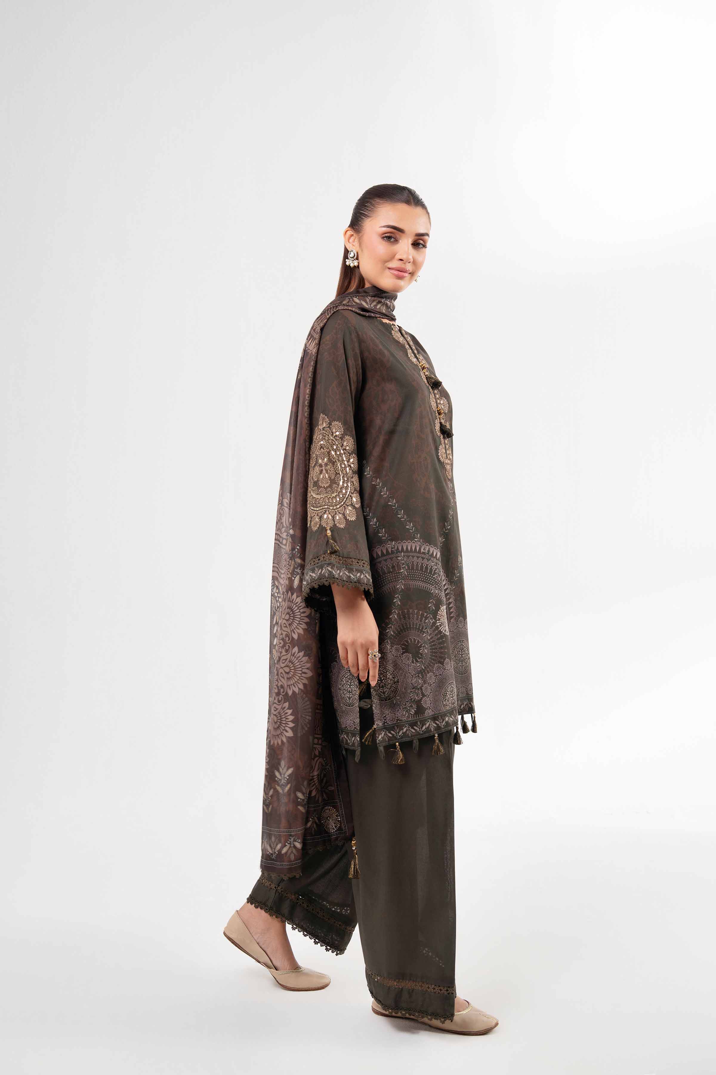 3 Piece - Digital Printed Suit - 42502137 for Women - Unstitched Collection | Nishat | Shop Online