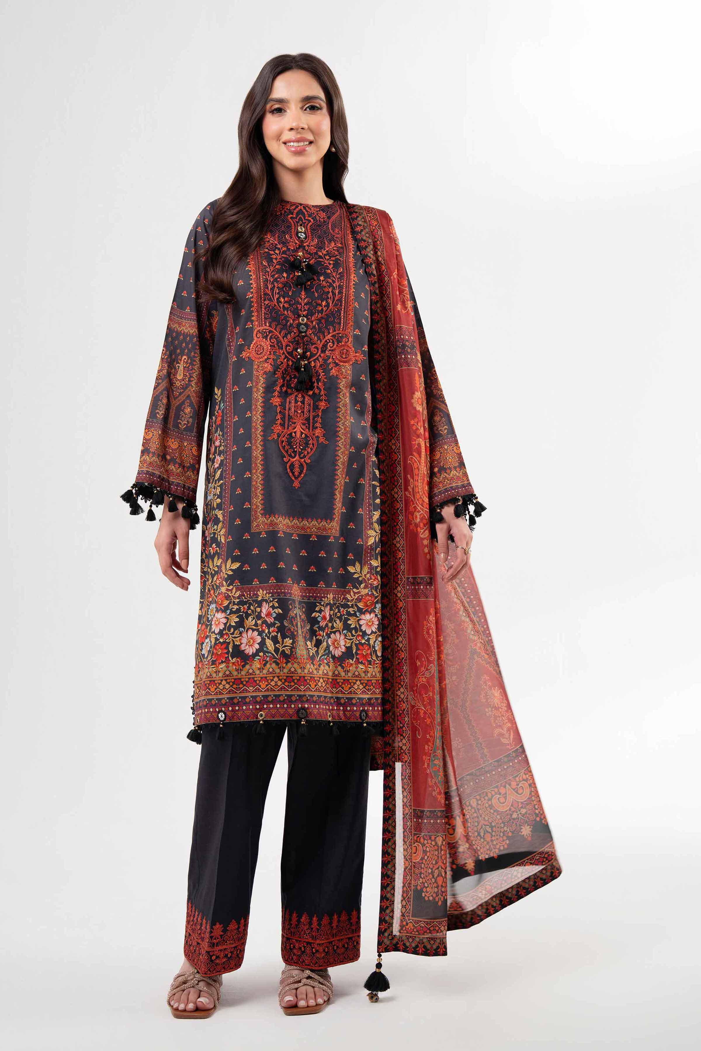 3 Piece - Digital Printed Suit - 42502138 for Women - Unstitched Collection | Nishat | Shop Online