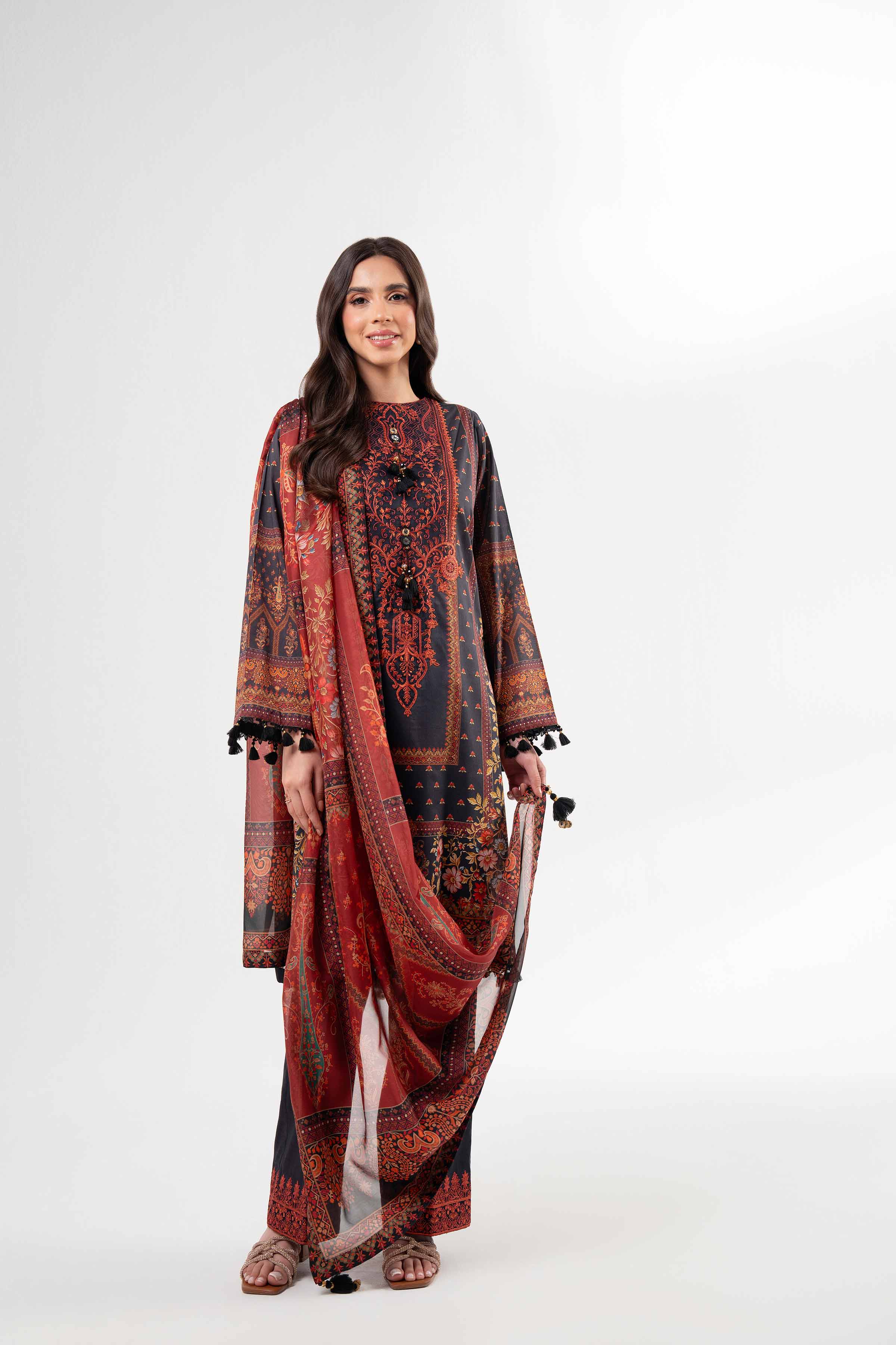 3 Piece - Digital Printed Suit - 42502138 for Women - Unstitched Collection | Nishat | Shop Online