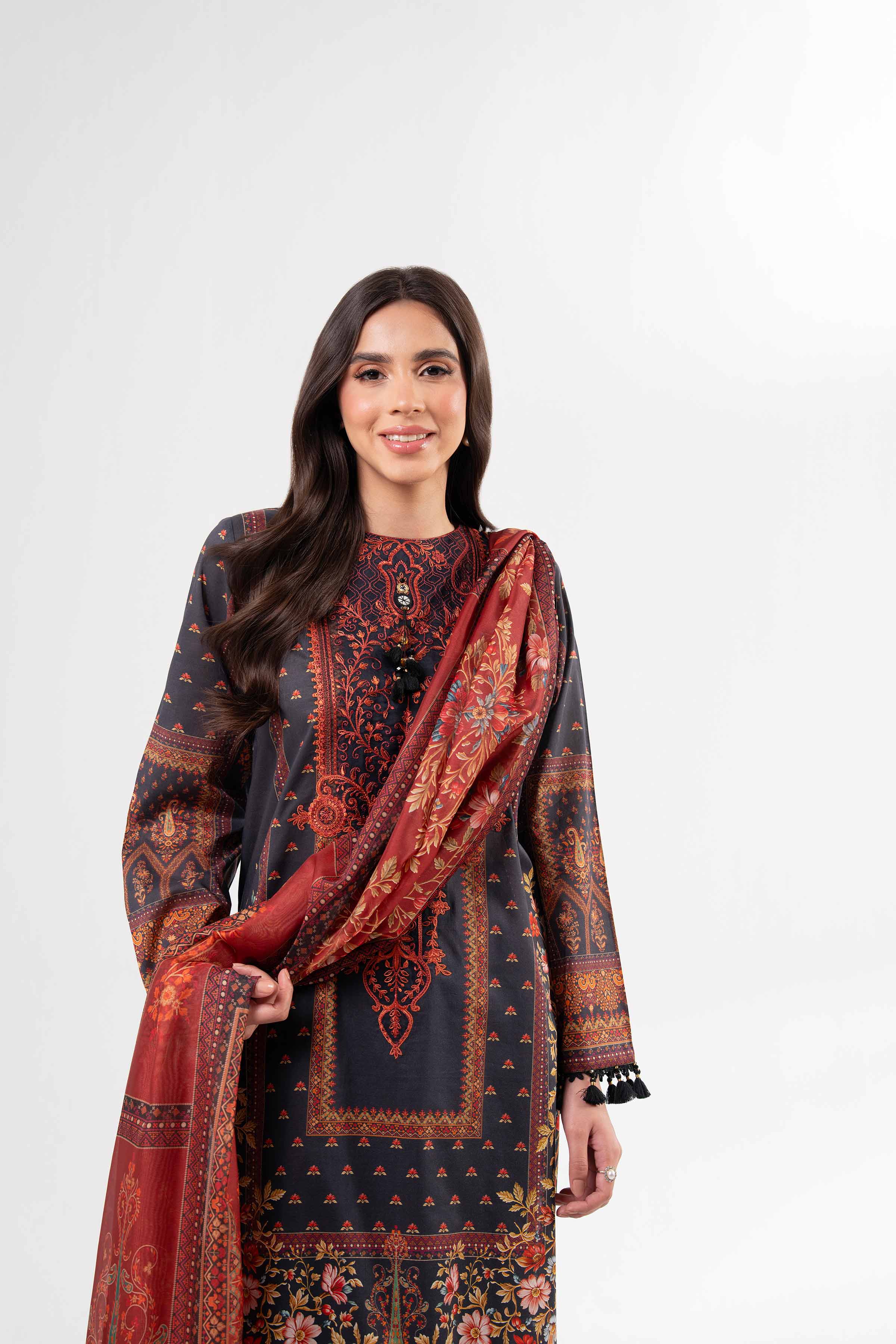 3 Piece - Digital Printed Suit - 42502138 for Women - Unstitched Collection | Nishat | Shop Online