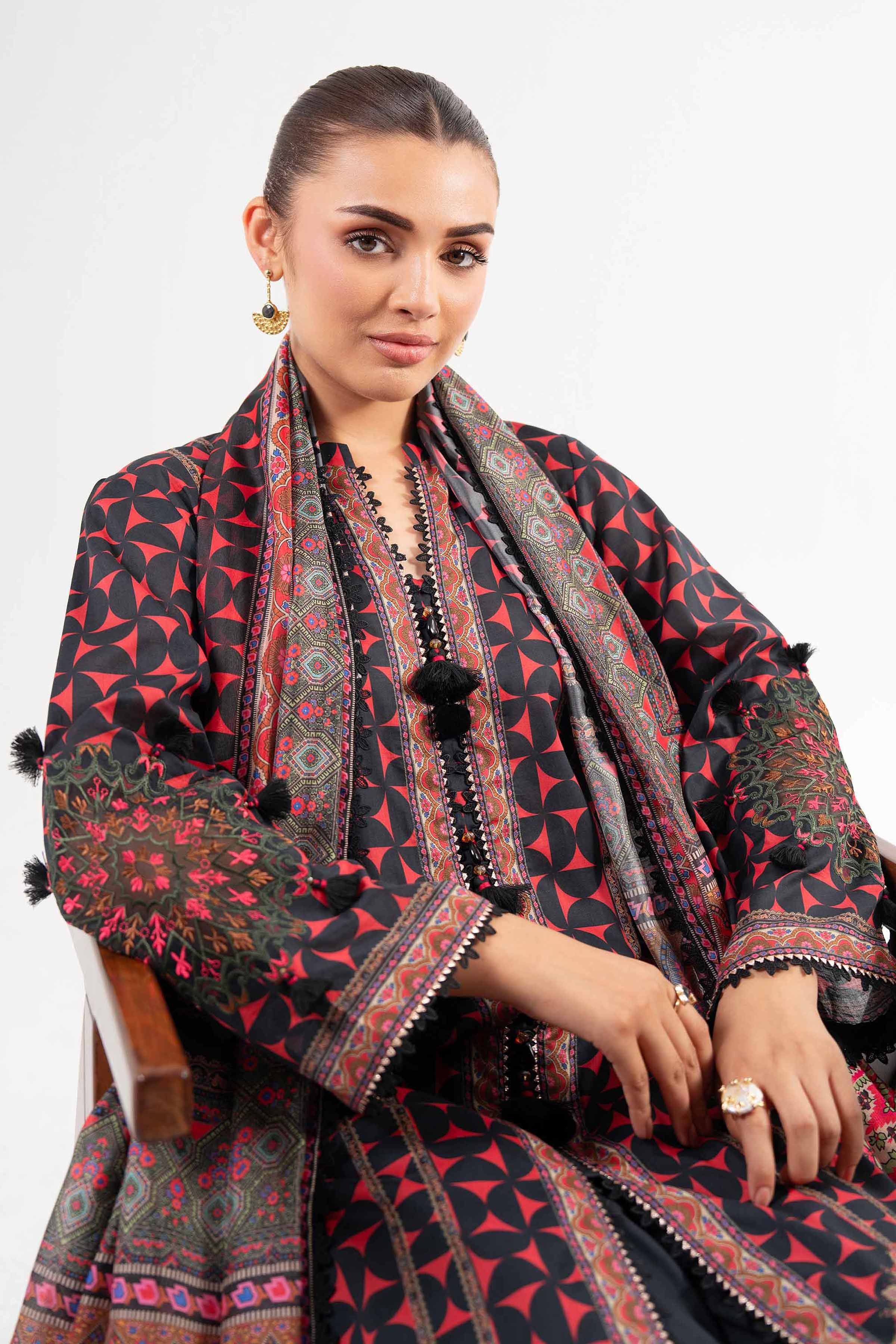 3 Piece - Digital Printed Suit - 42502139 for Women - Unstitched Collection | Nishat | Shop Online