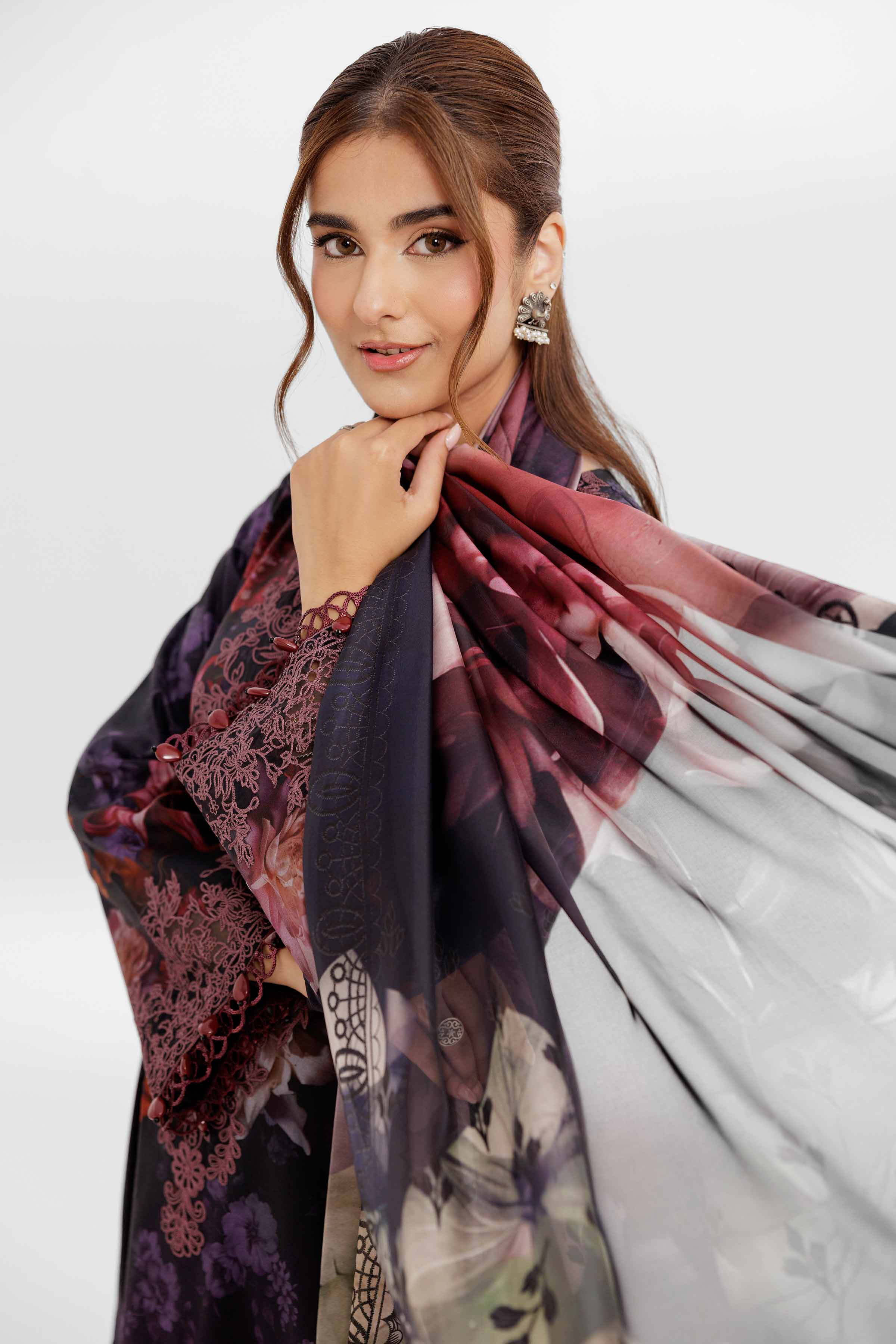3 Piece - Digital Printed Suit - 42502141 for Women - Unstitched Collection | Nishat | Shop Online
