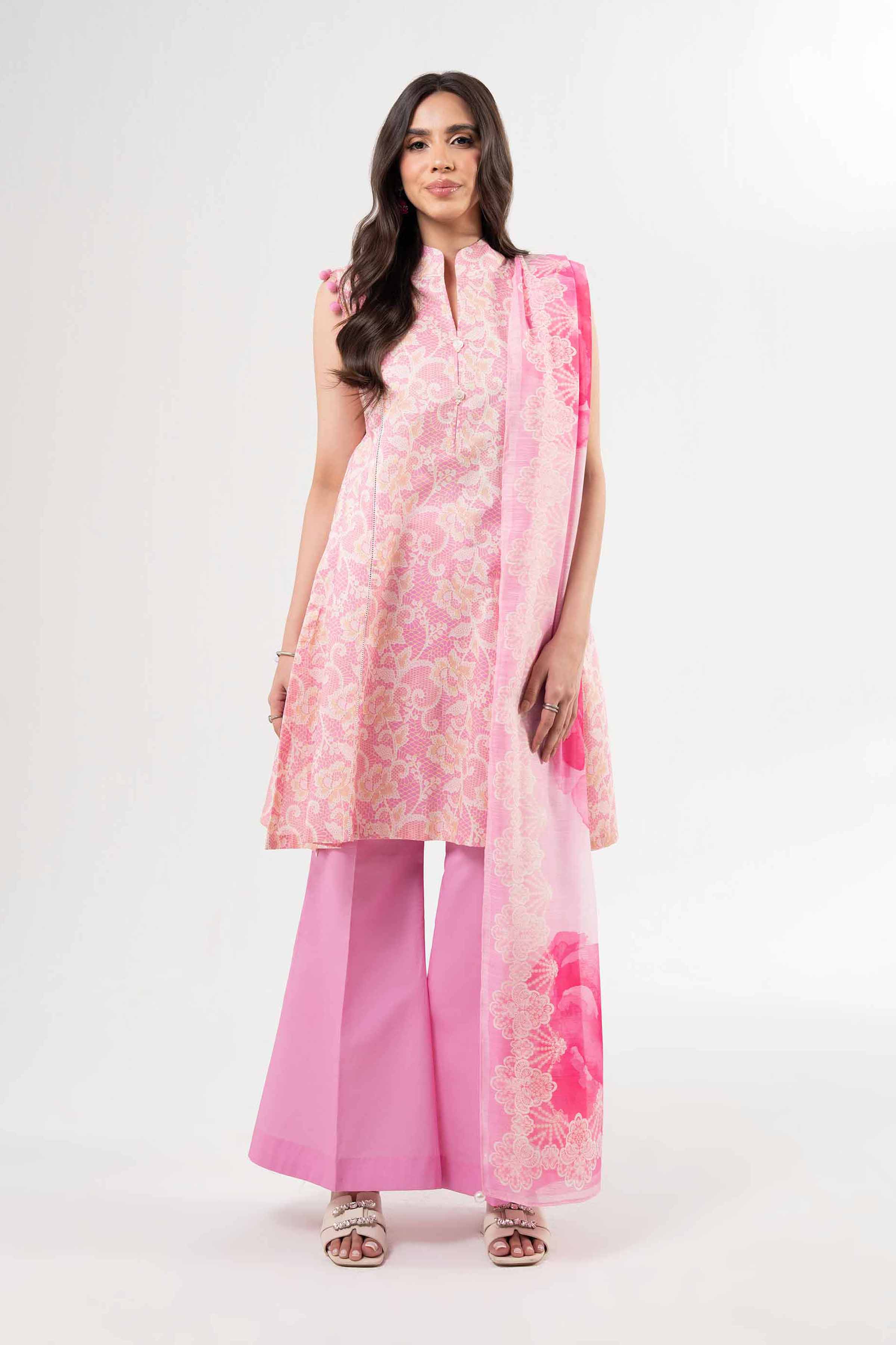 3 Piece - Digital Printed Suit - 42502145 for Women - Unstitched Collection | Nishat | Shop Online