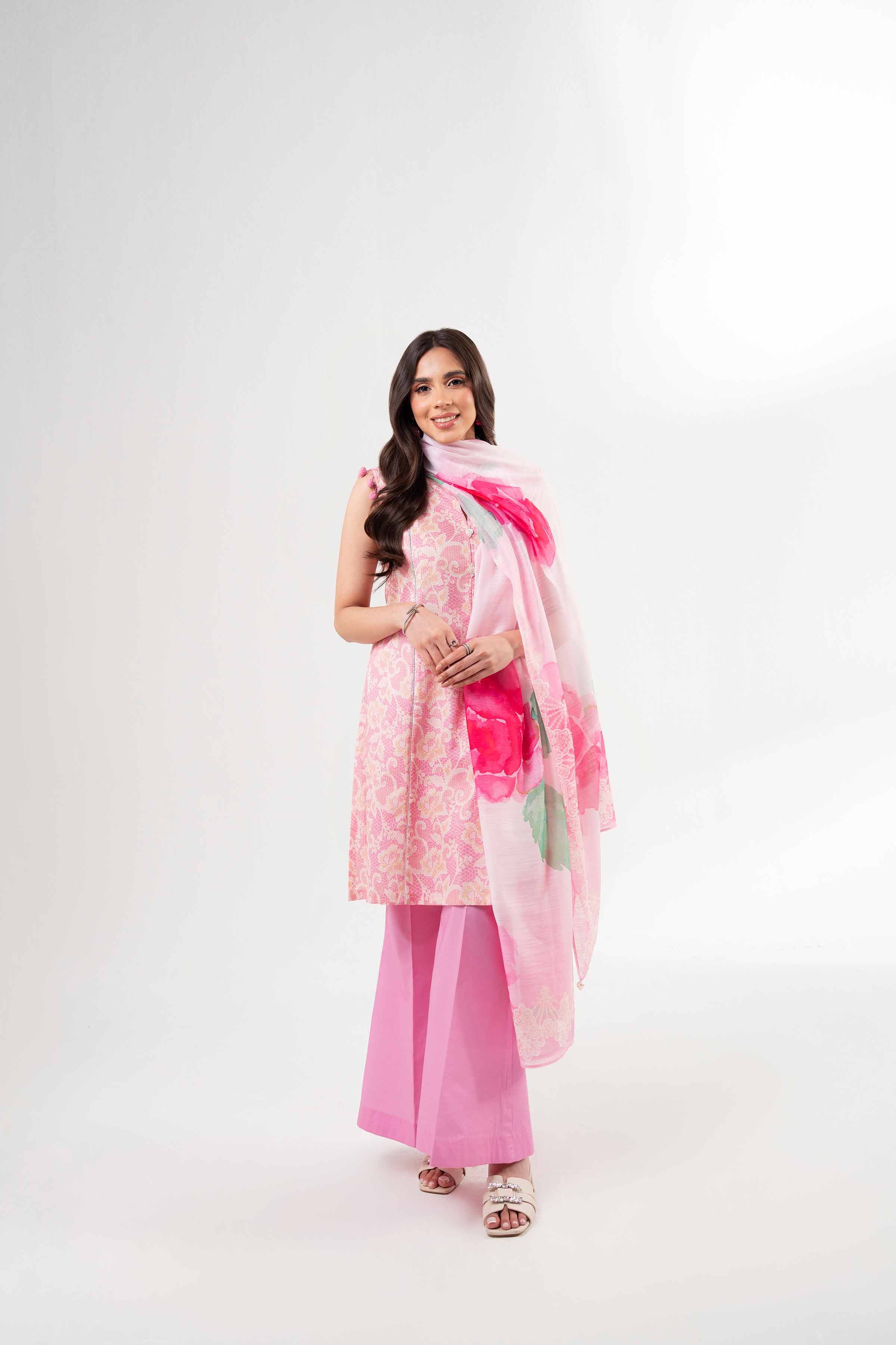 3 Piece - Digital Printed Suit - 42502145 for Women - Unstitched Collection | Nishat | Shop Online