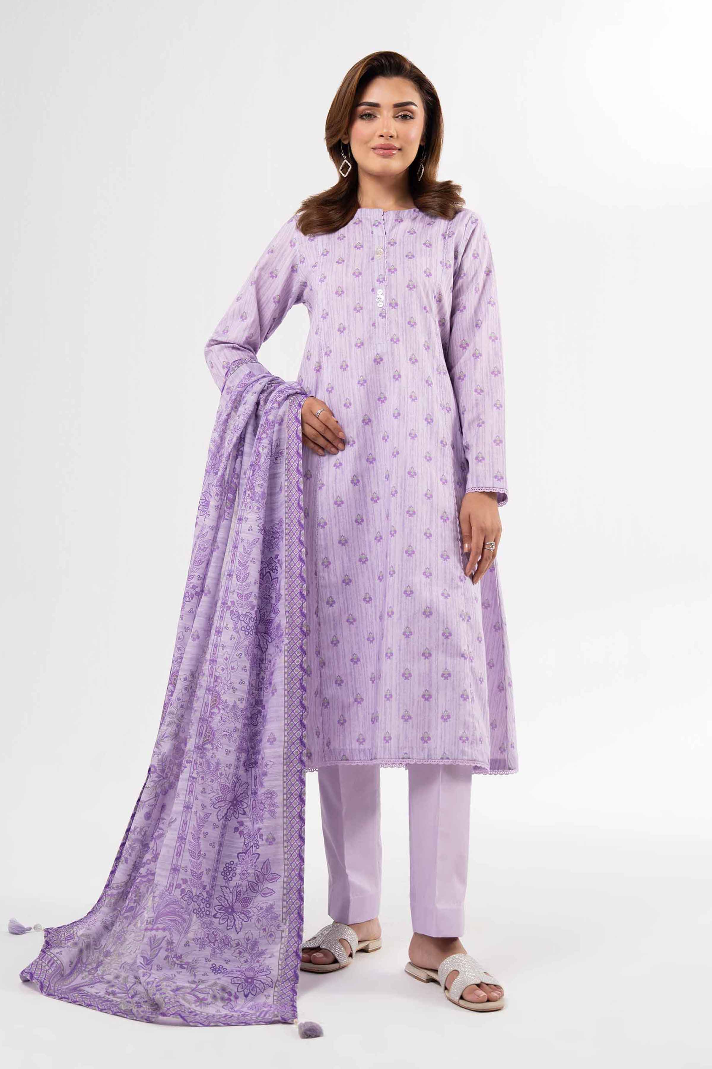 3 Piece - Digital Printed Suit - 42502146 for Women - Unstitched Collection | Nishat | Shop Online