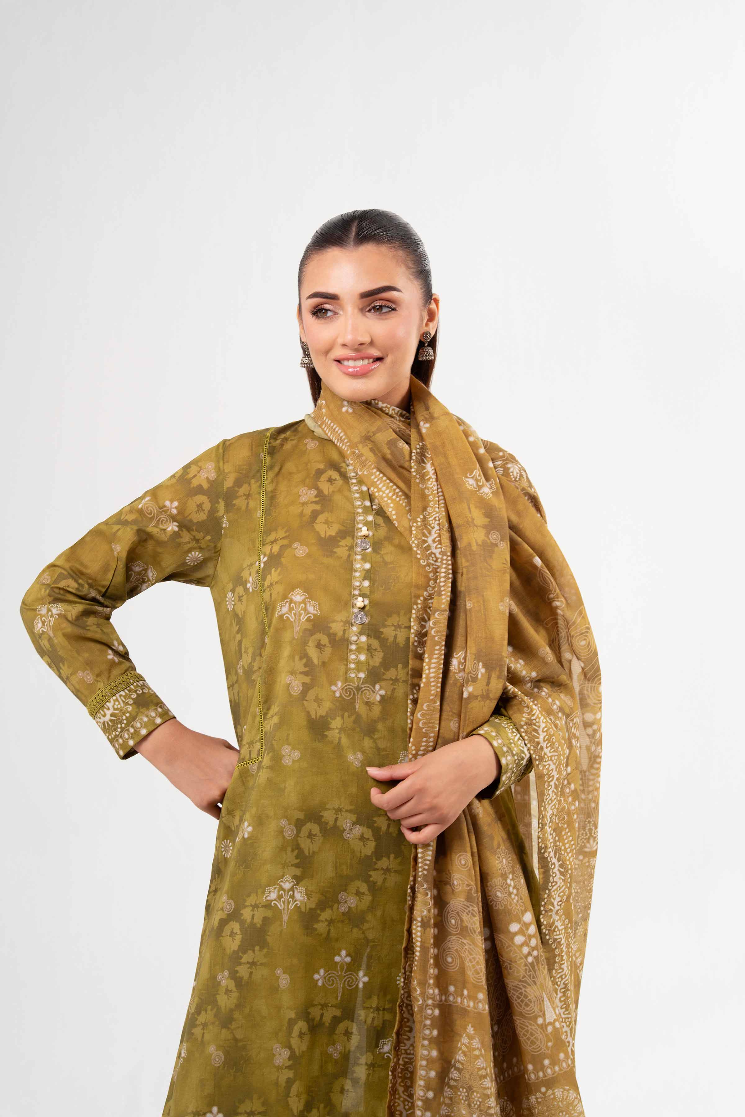 3 Piece - Digital Printed Suit - 42502147 for Women - Unstitched Collection | Nishat | Shop Online