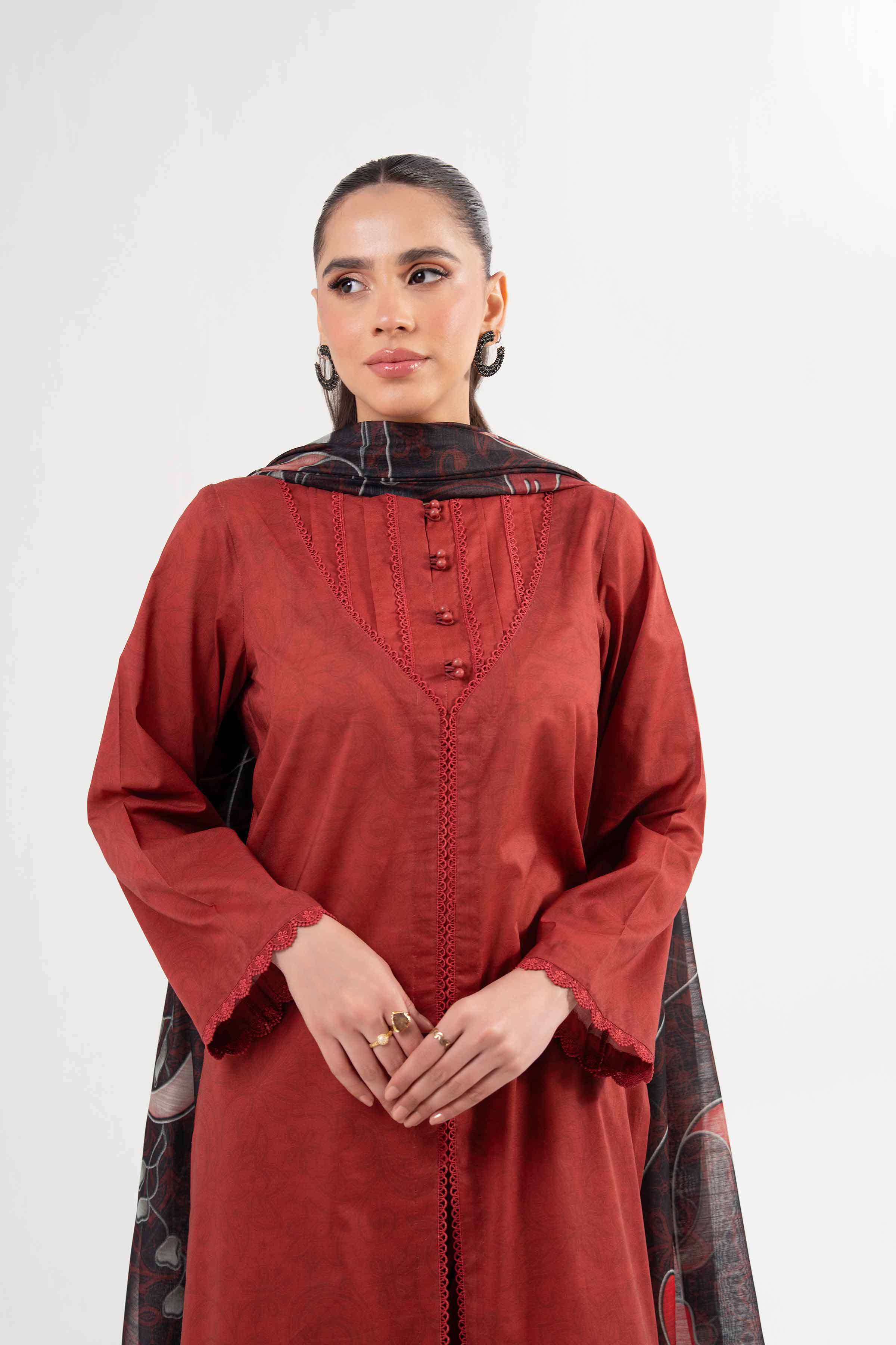 3 Piece - Digital Printed Suit - 42502148 for Women - Unstitched Collection | Nishat | Shop Online