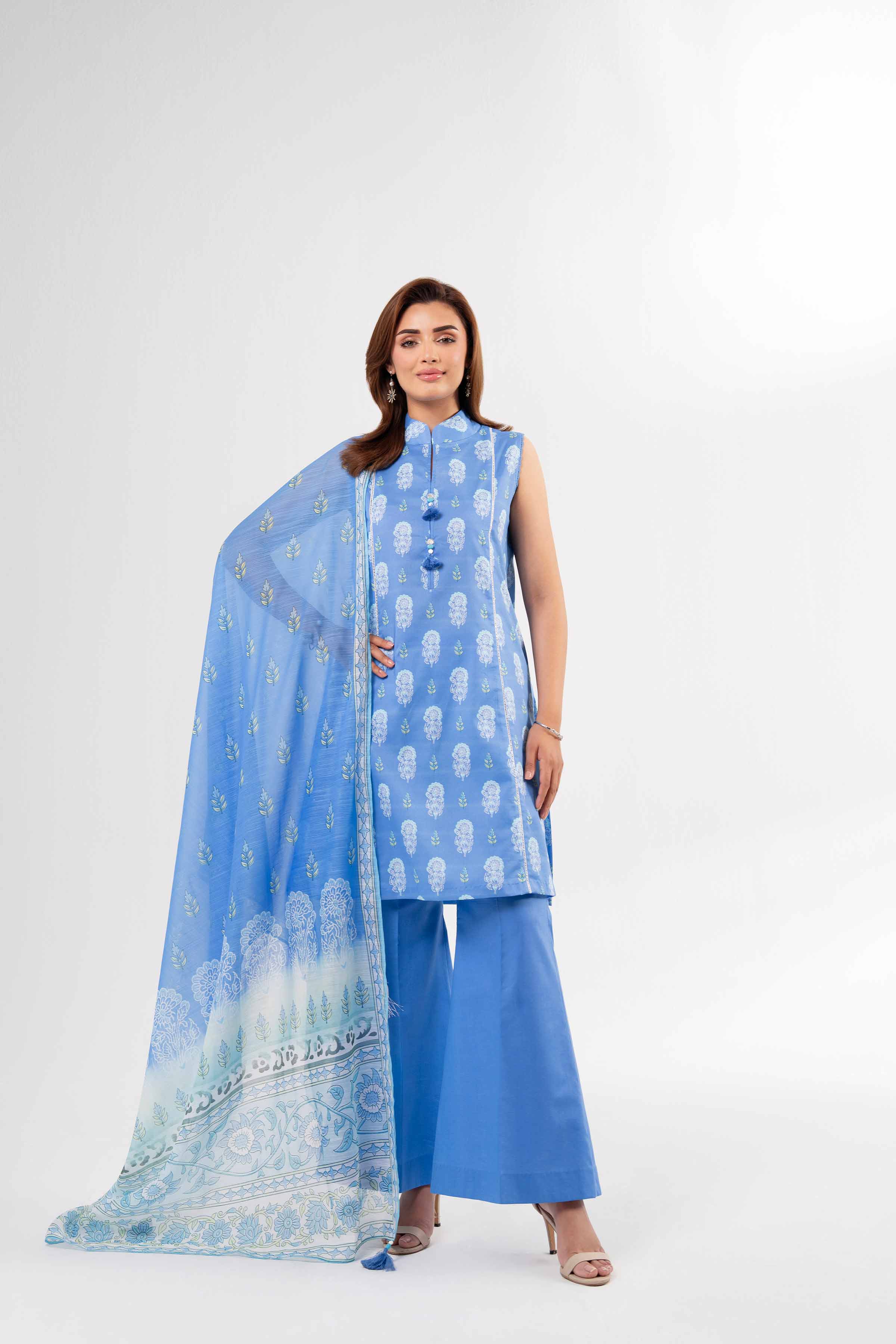 3 Piece - Digital Printed Suit - 42502150 for Women - Unstitched Collection | Nishat | Shop Online