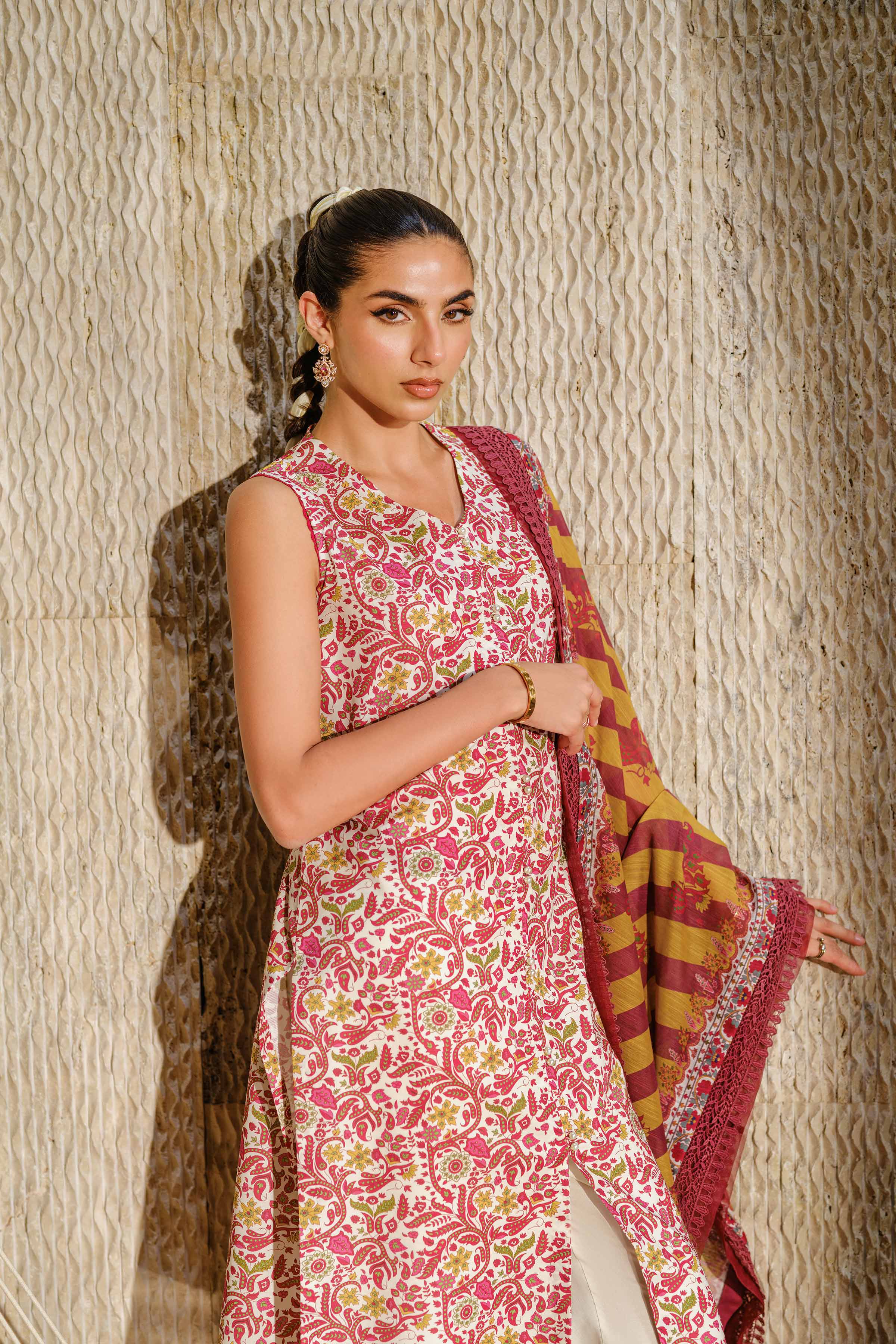 3 Piece - Digital Printed Suit - 42502152