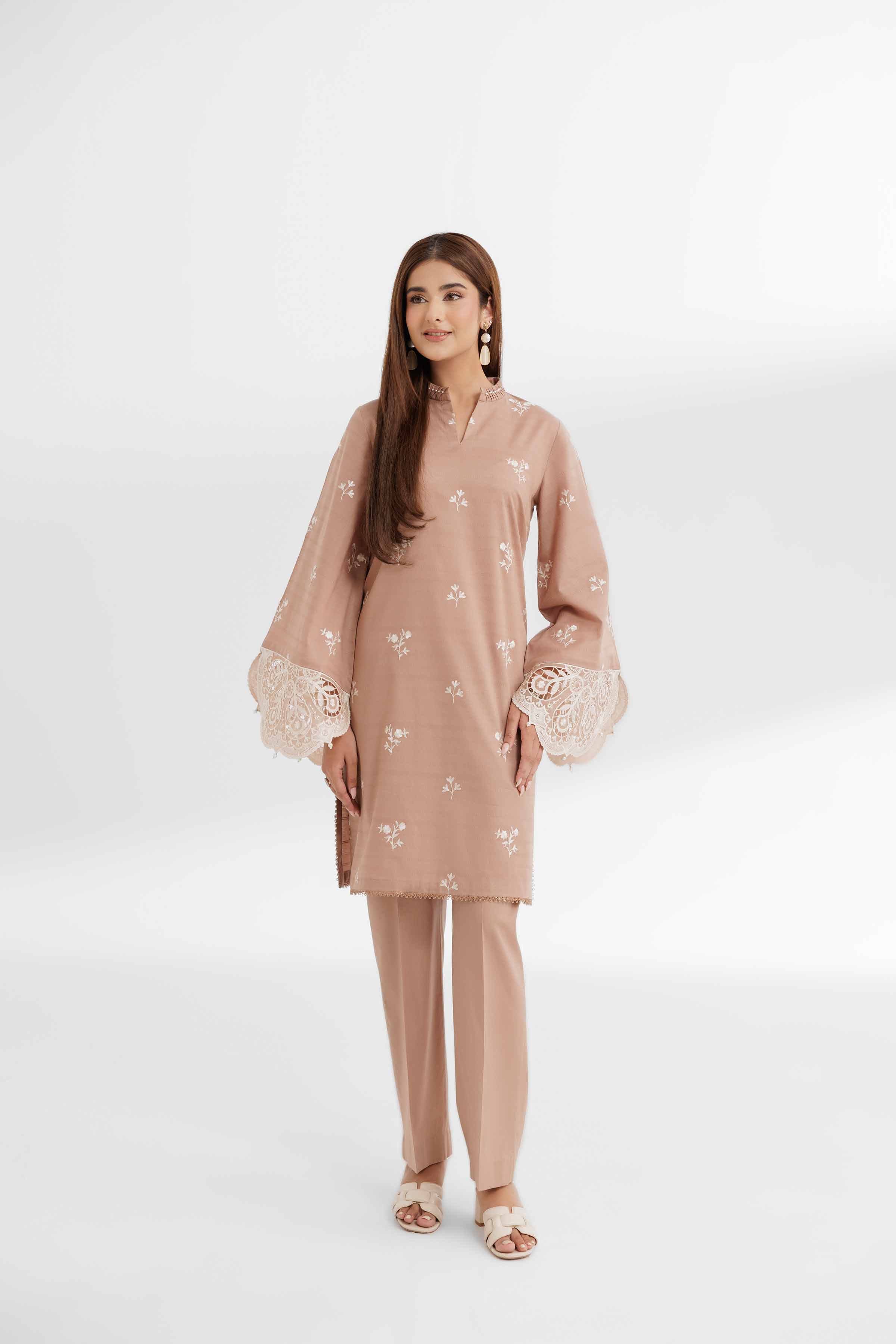 2 Piece - Dyed Embroidered Suit - 42502154 for Women - Unstitched Collection | Nishat | Shop Online