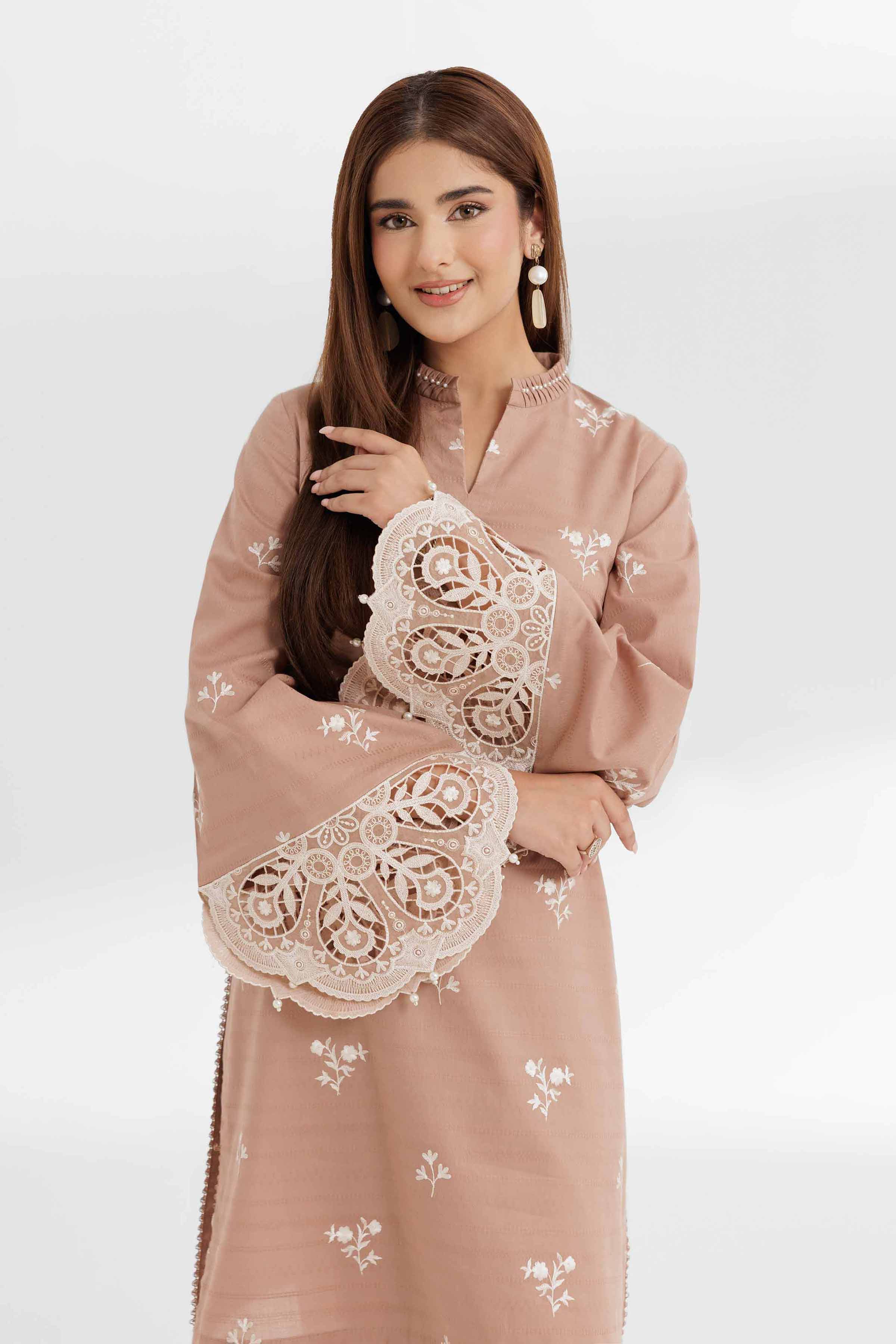 2 Piece - Dyed Embroidered Suit - 42502154 for Women - Unstitched Collection | Nishat | Shop Online